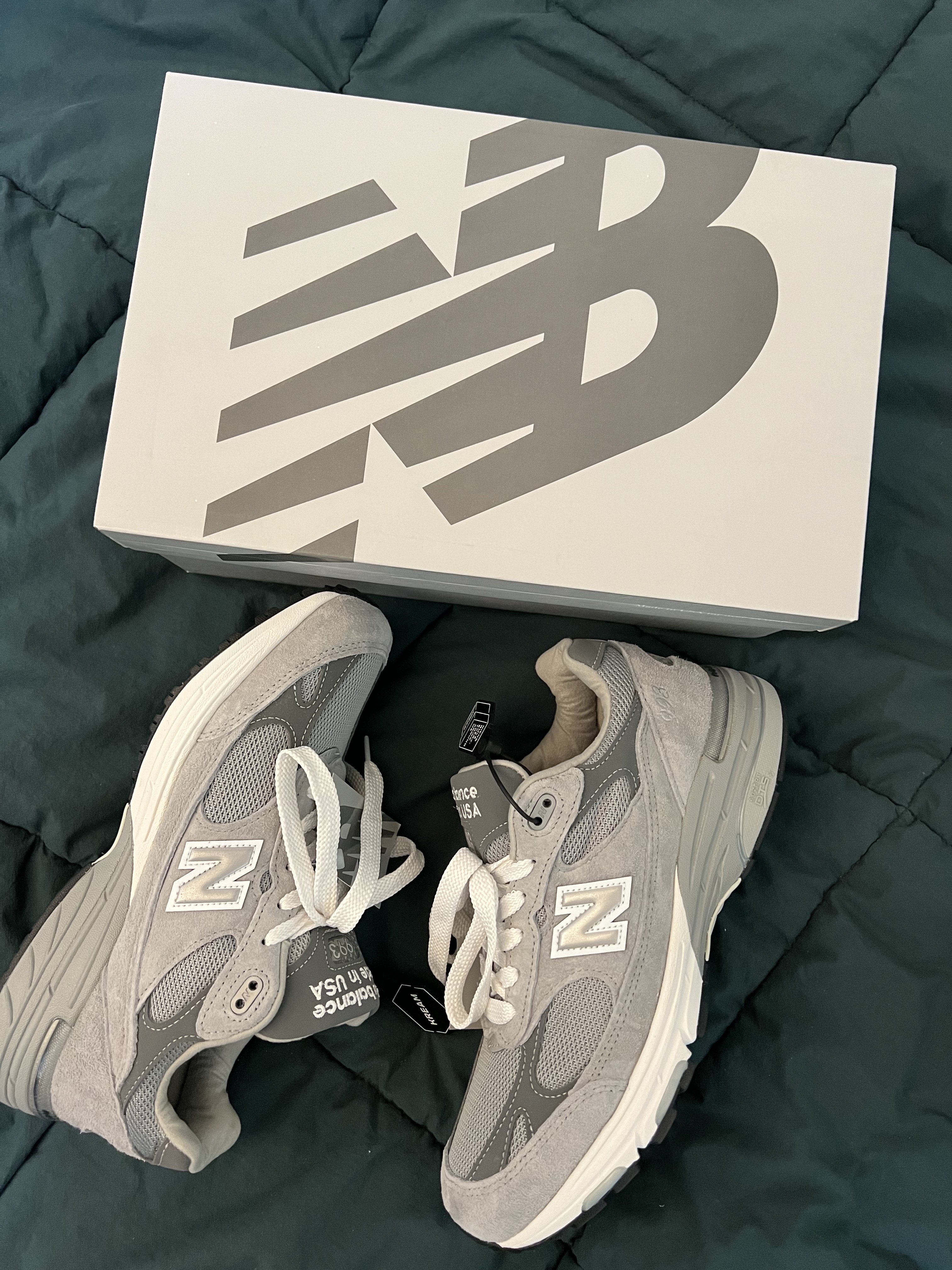 New Balance 993 Made in USA Grey - D Standard 착용 스타일