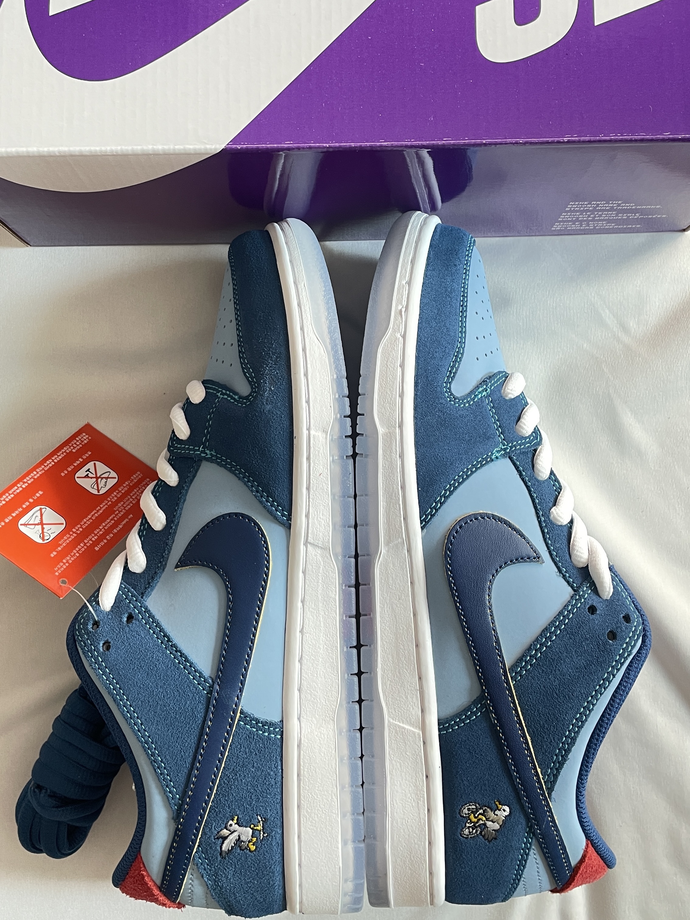 Nike x Why So Sad? SB Dunk Low Pro Coastal Blue 착용 스타일