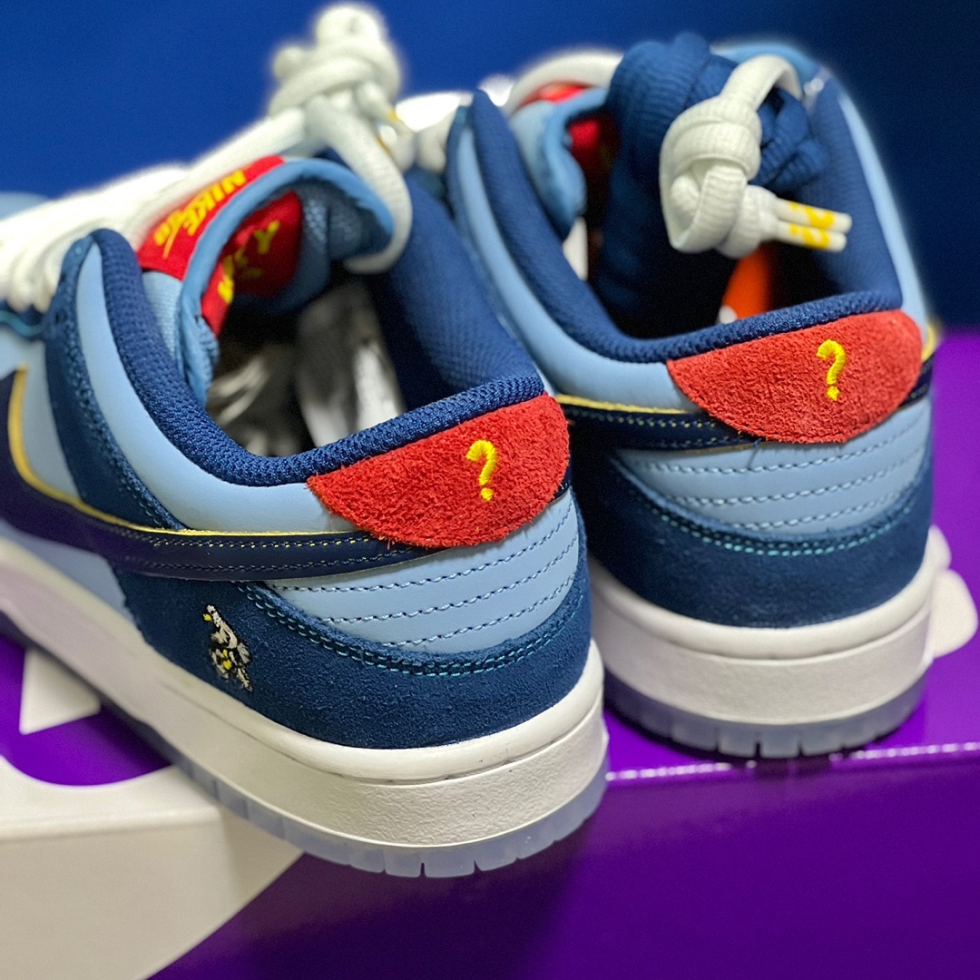 Nike x Why So Sad? SB Dunk Low Pro Coastal Blue 착용 스타일 - 3