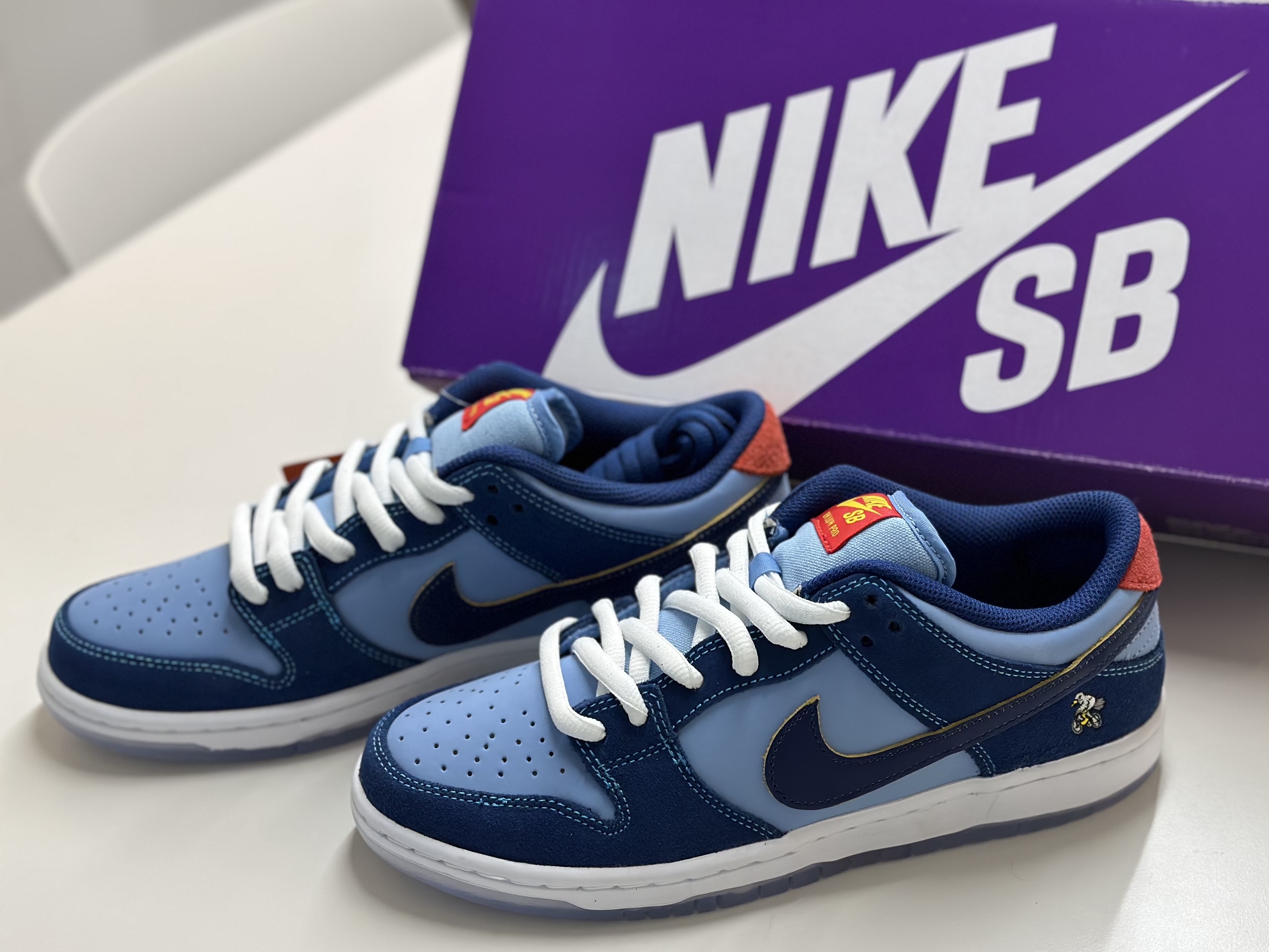 Nike x Why So Sad? SB Dunk Low Pro Coastal Blue 착용 스타일 - 1