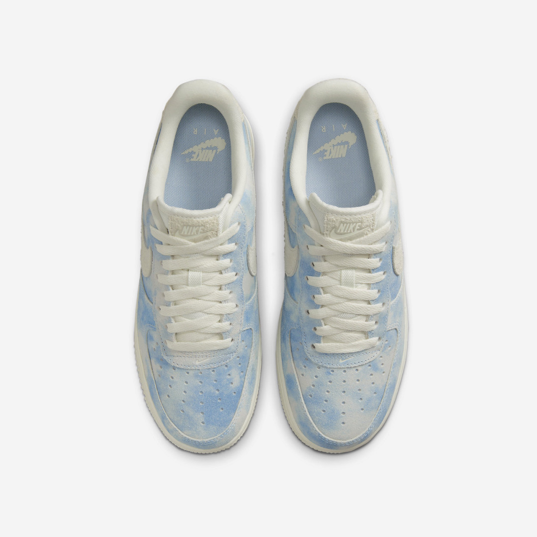 Nike Air Force 1 Low Retro Color of the Month University Blue, Nike Air Force 1 '07 Low University Blue 착용 스타일 - 4