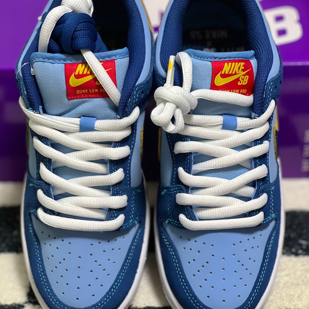 Nike x Why So Sad? SB Dunk Low Pro Coastal Blue 착용 스타일 - 1