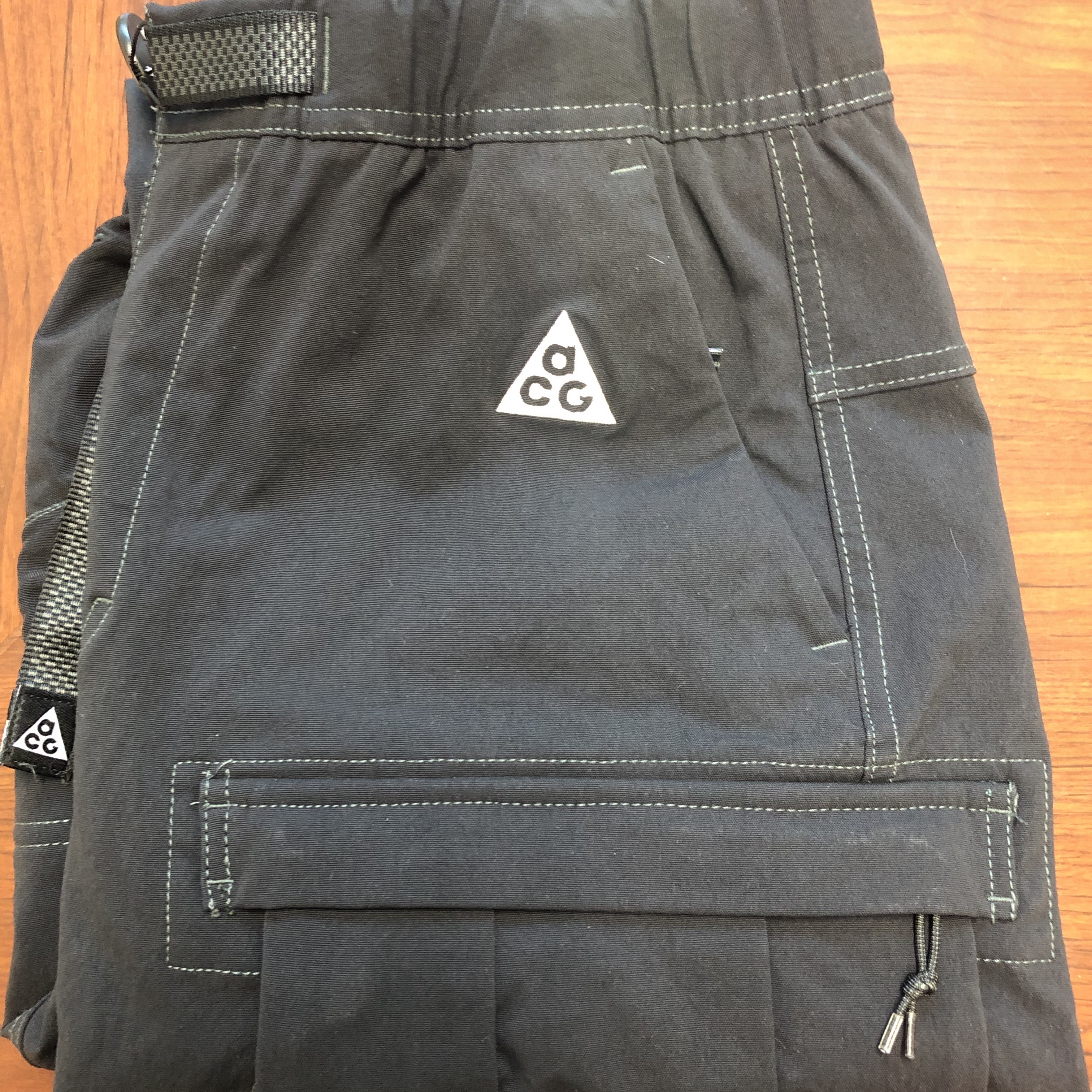 Nike ACG Smith Summit Cargo Pants Black Summit White - Asia 착용 스타일