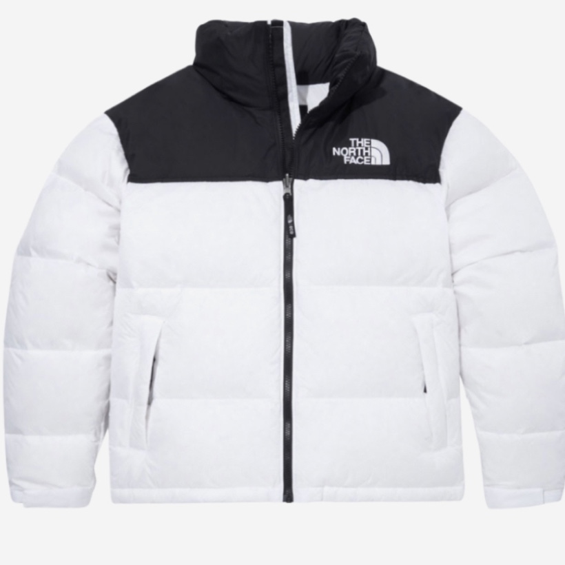 The North Face 1996 Eco Nuptse Jacket White 착용 스타일