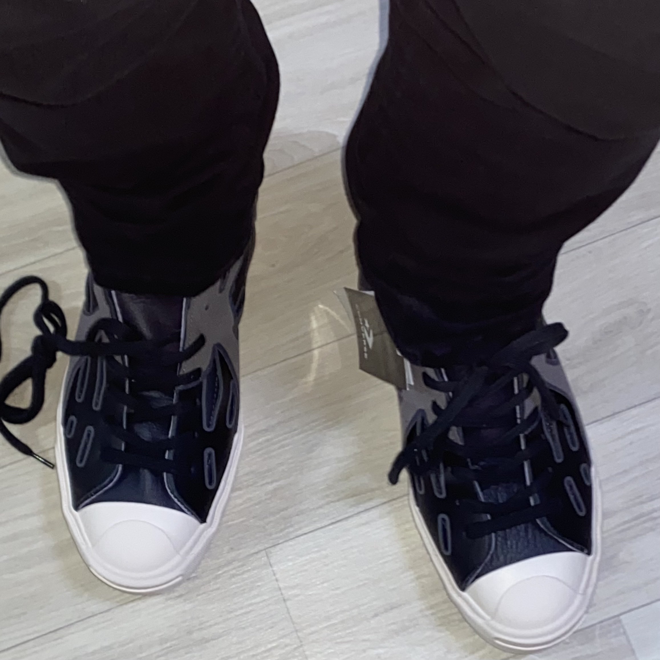 Converse x Feng Chen Wang Jack Purcell Mid Obsidian 착용 스타일 - 2