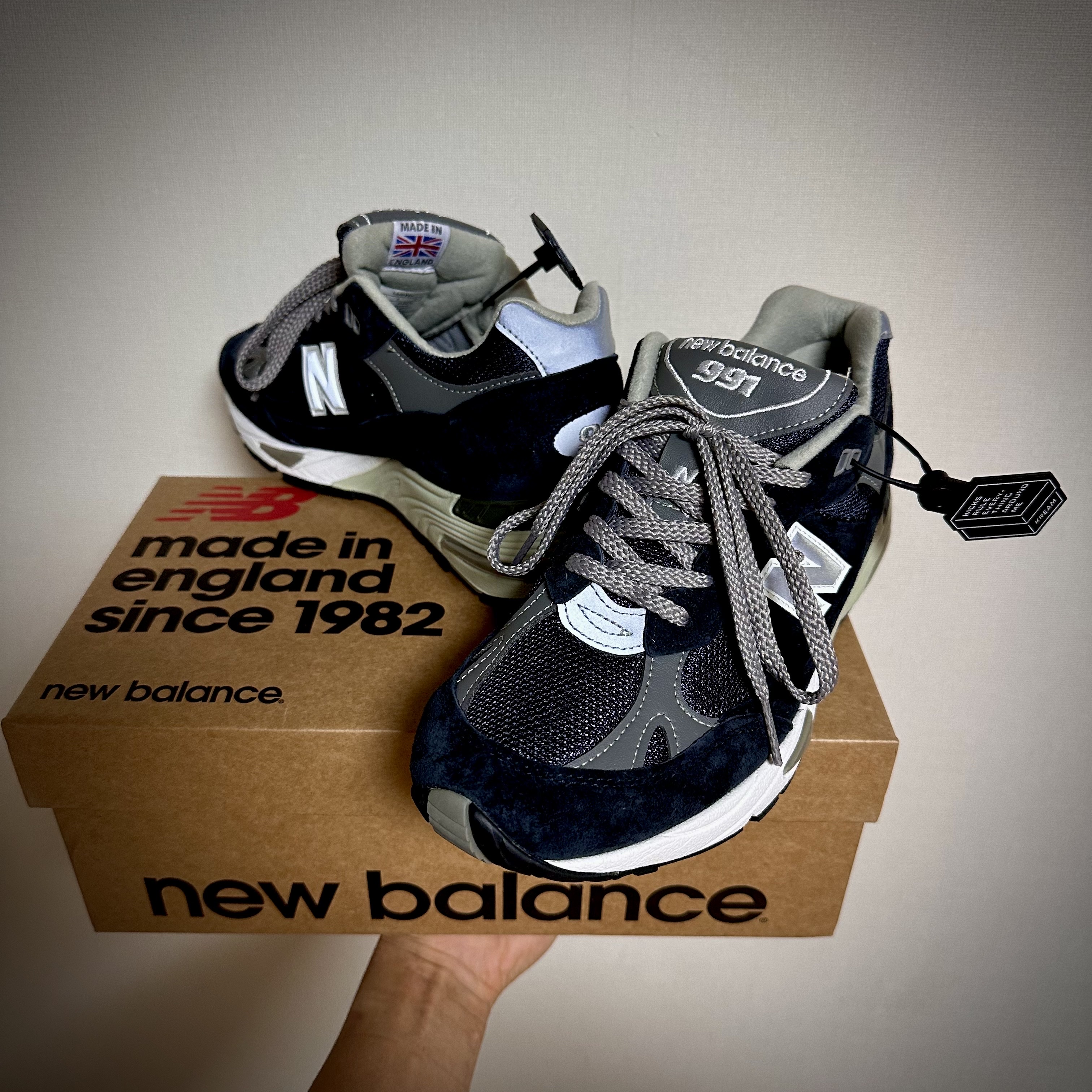 New Balance 991 Made in UK Navy 착용 스타일