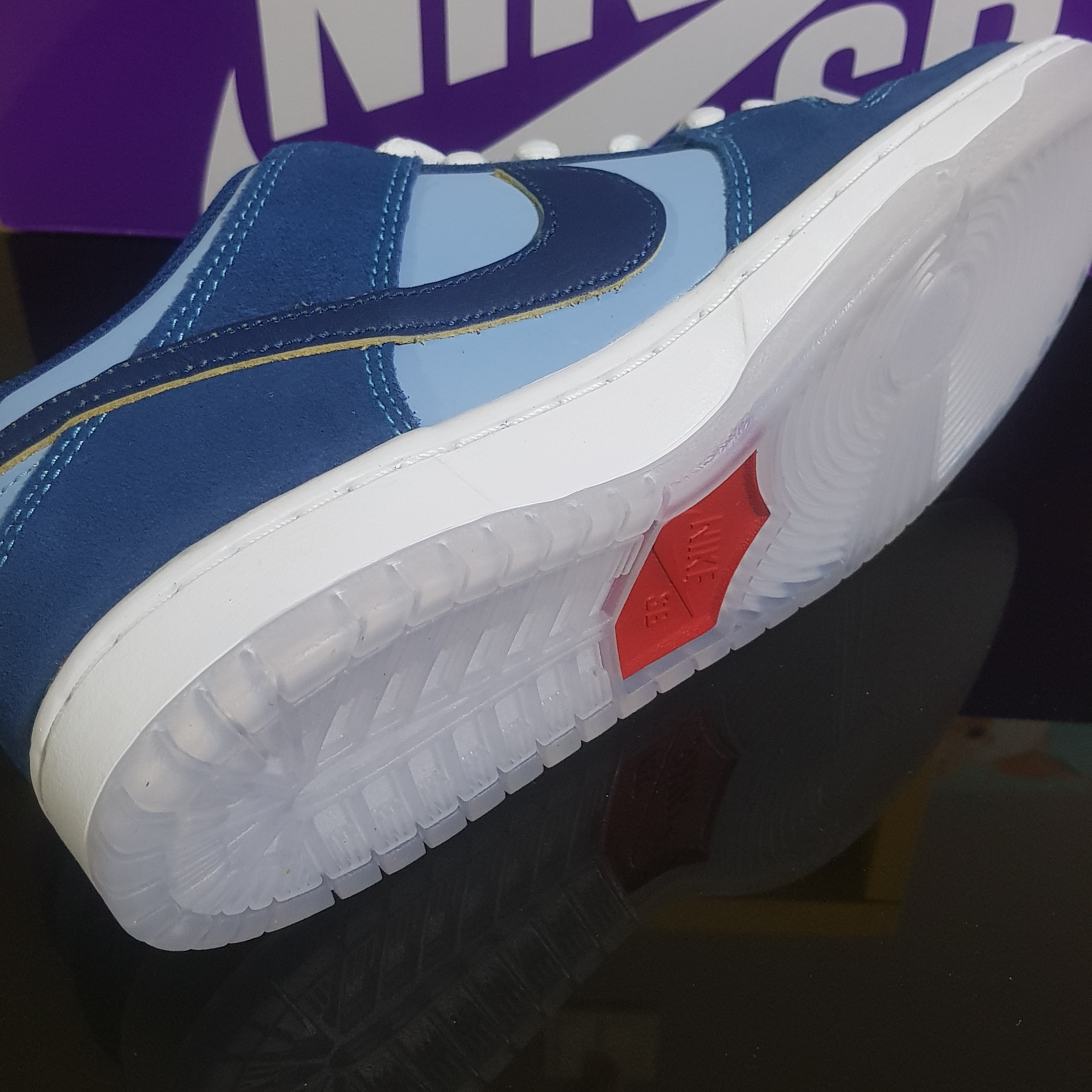 Nike x Why So Sad? SB Dunk Low Pro Coastal Blue 착용 스타일 - 3