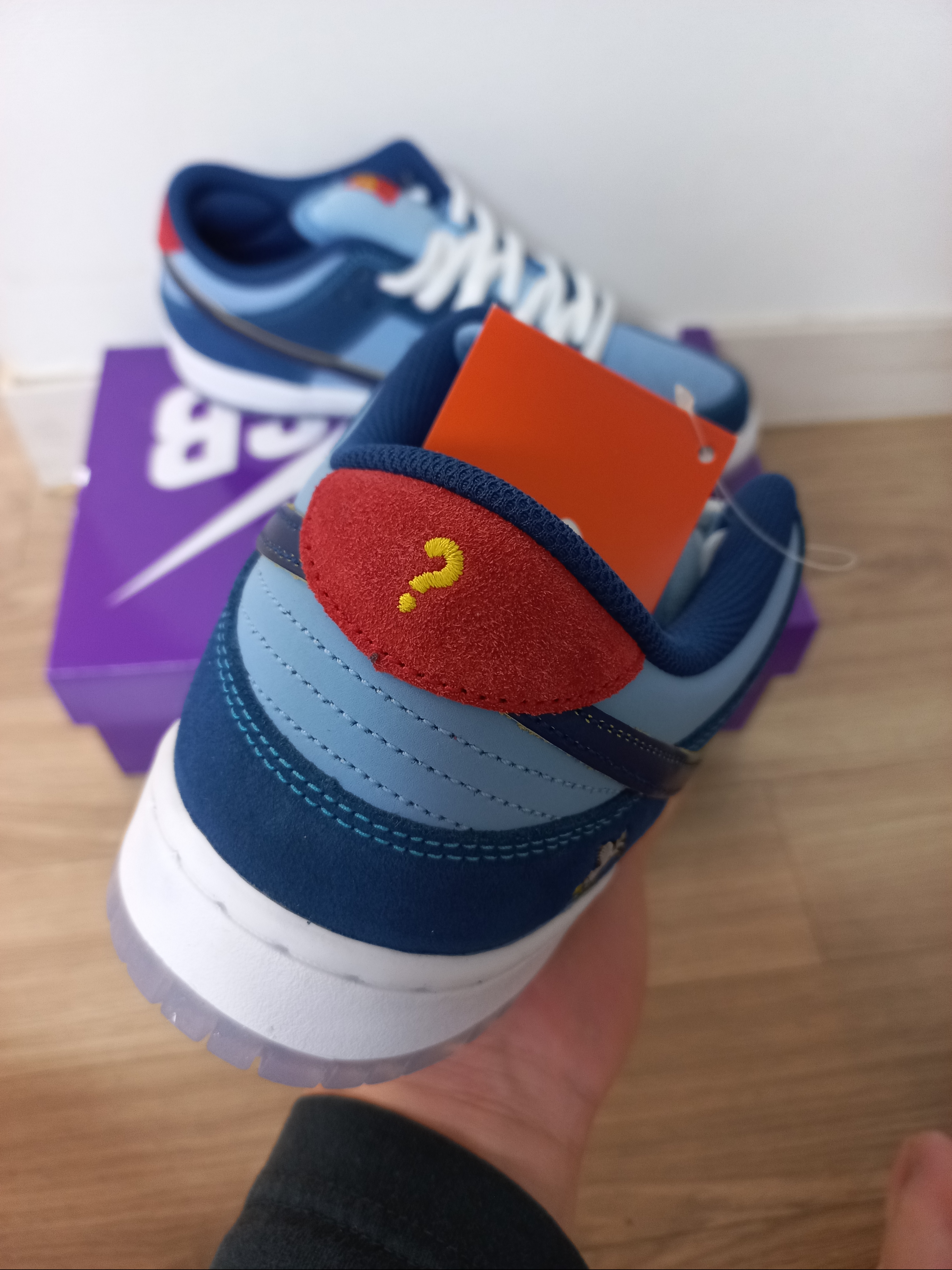 Nike x Why So Sad? SB Dunk Low Pro Coastal Blue 착용 스타일 - 2