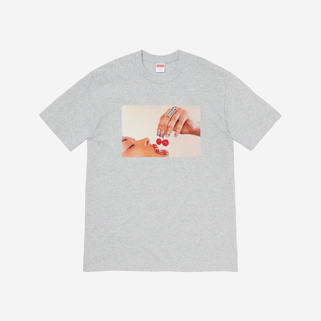 Supreme Cherries T-Shirt Heather Grey - 20SS 상세 이미지 1