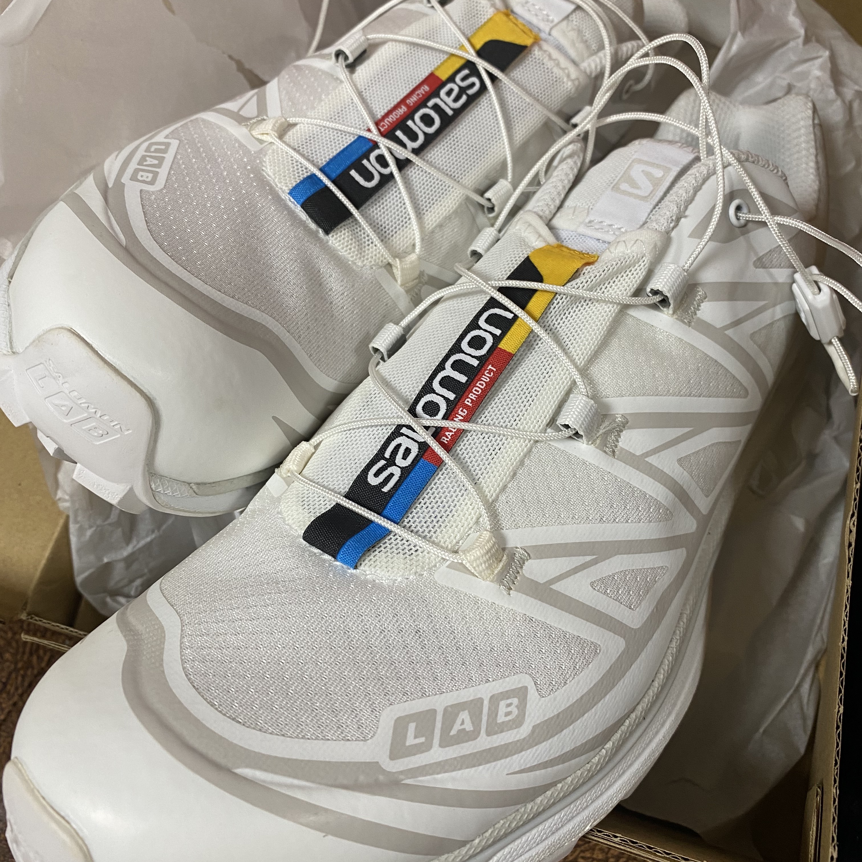 Salomon XT-6 ADV White 착용 스타일