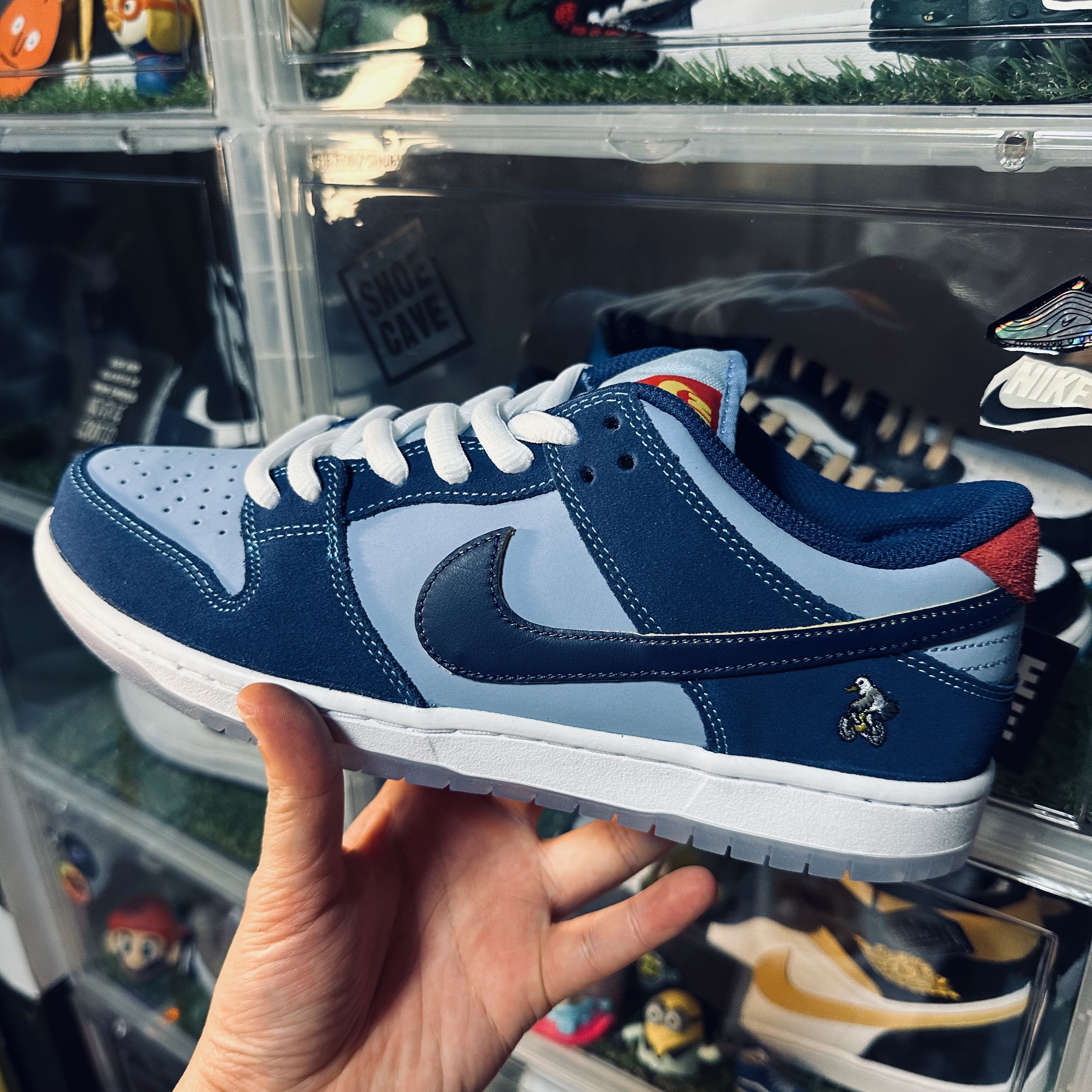 Nike x Why So Sad? SB Dunk Low Pro Coastal Blue 착용 스타일 - 1