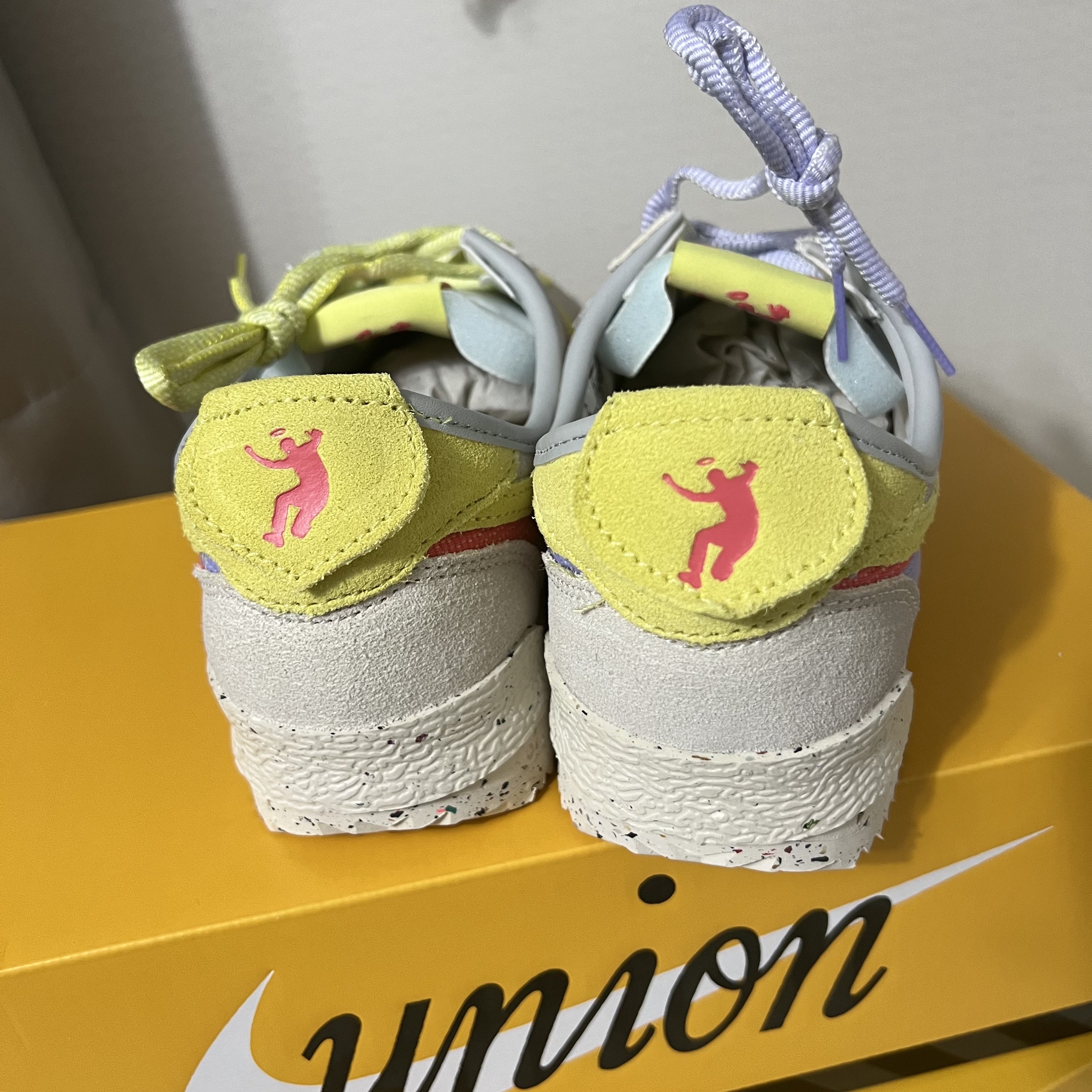 Nike x Union Cortez SP Lemon Frost 착용 스타일 - 4