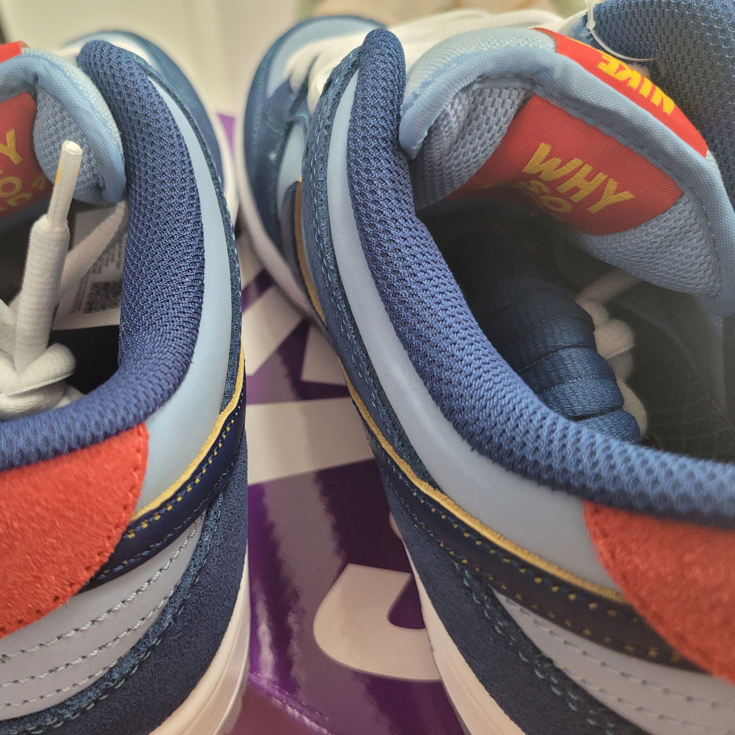 Nike x Why So Sad? SB Dunk Low Pro Coastal Blue 착용 스타일 - 3