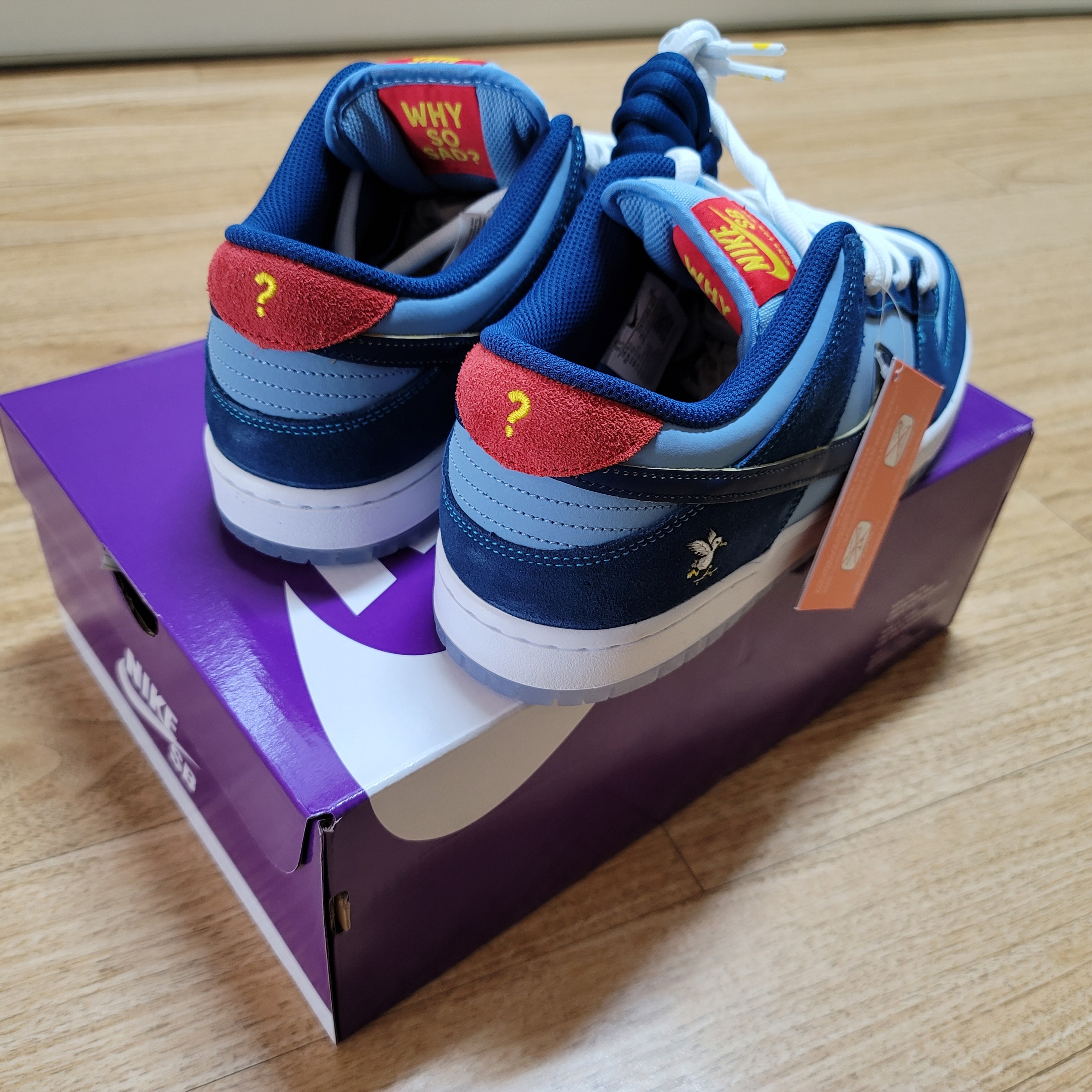 Nike x Why So Sad? SB Dunk Low Pro Coastal Blue 착용 스타일 - 2