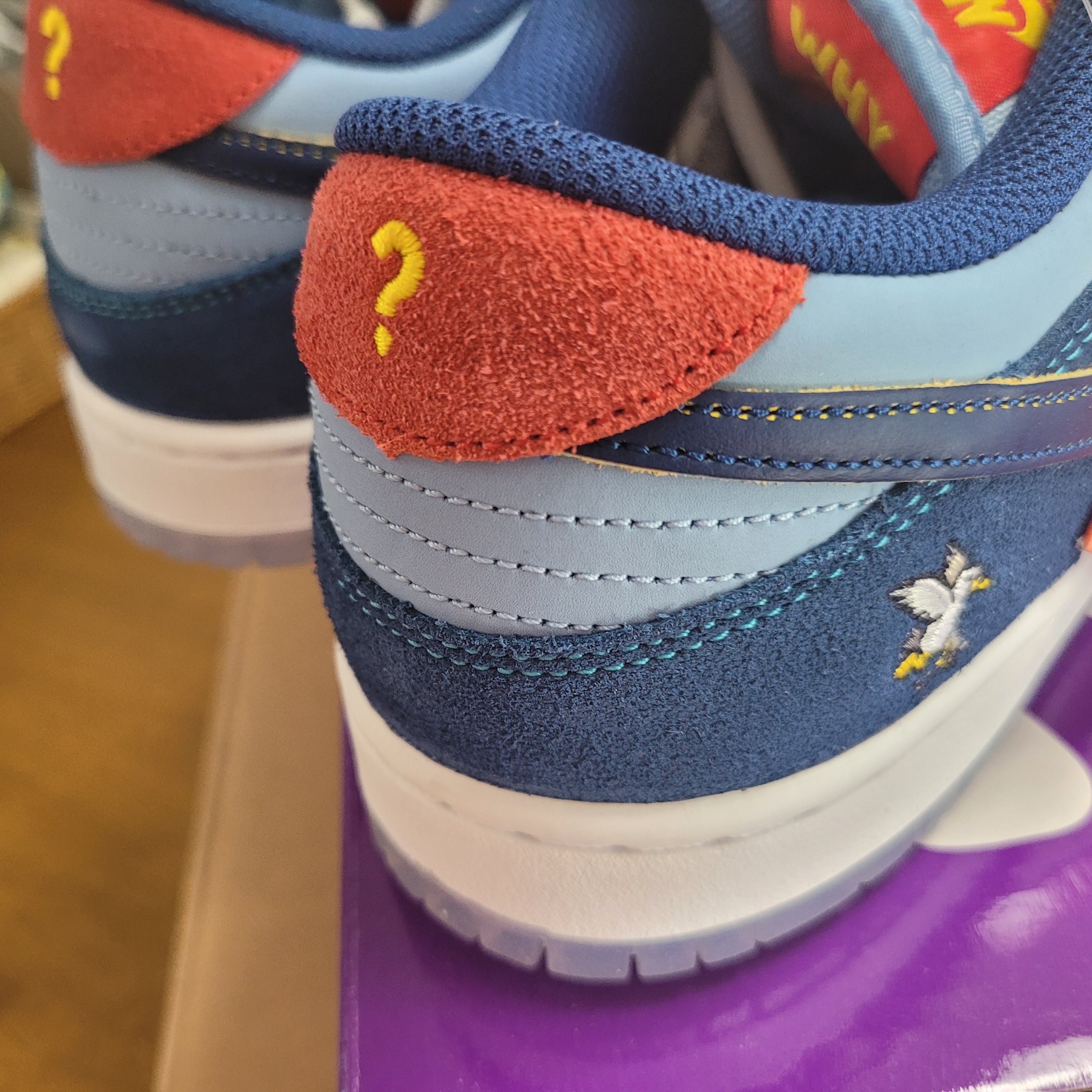 Nike x Why So Sad? SB Dunk Low Pro Coastal Blue 착용 스타일 - 2