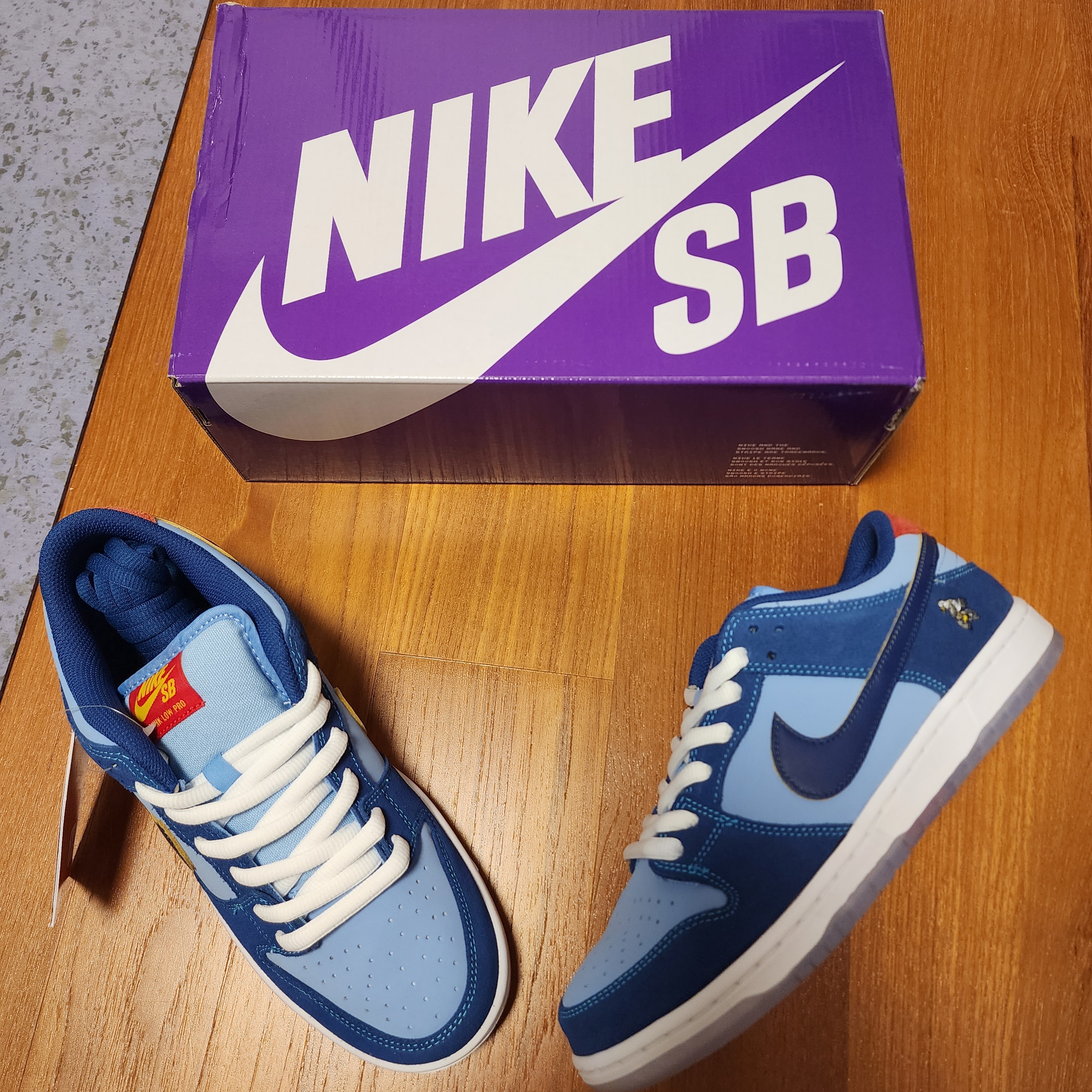 Nike x Why So Sad? SB Dunk Low Pro Coastal Blue 착용 스타일 - 2