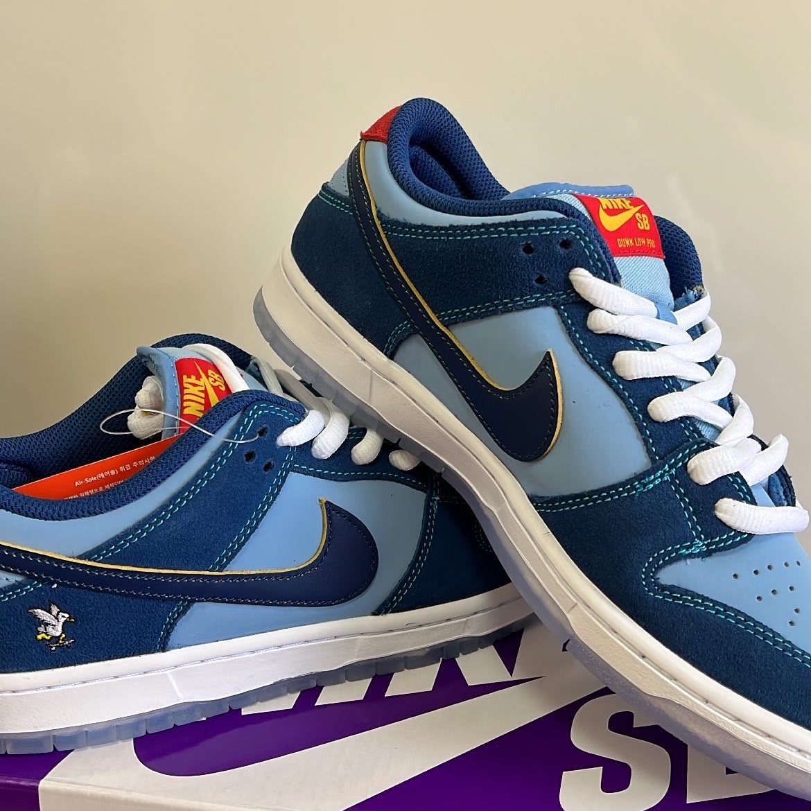 Nike x Why So Sad? SB Dunk Low Pro Coastal Blue 착용 스타일