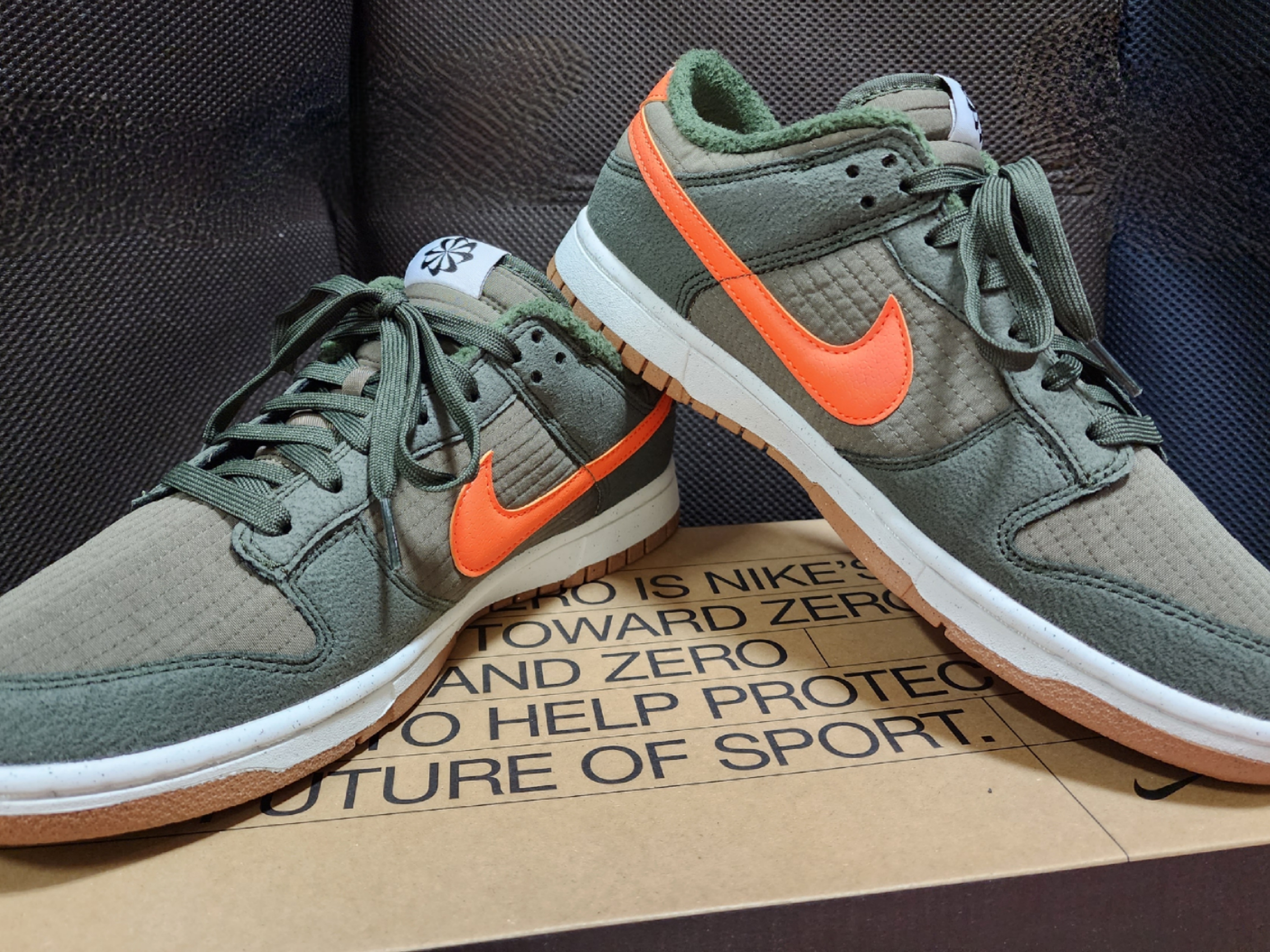 Nike Dunk Low Retro Next Nature Sequoia Olive 착용 스타일 - 4