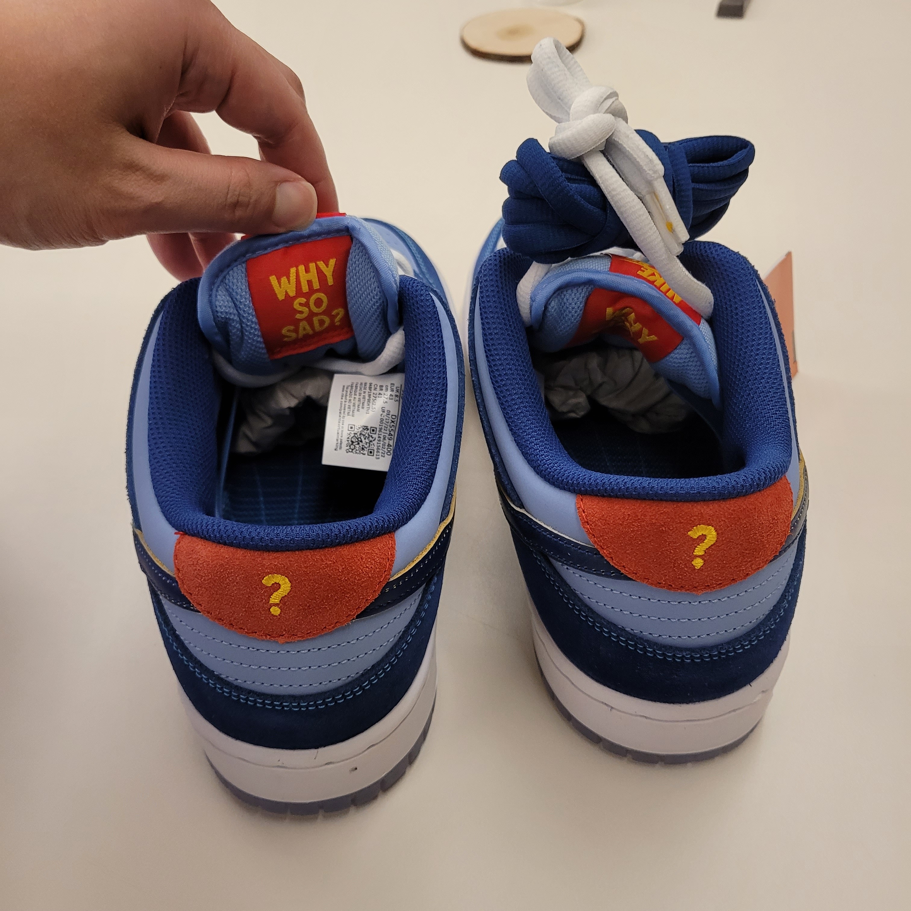 Nike x Why So Sad? SB Dunk Low Pro Coastal Blue 착용 스타일 - 4