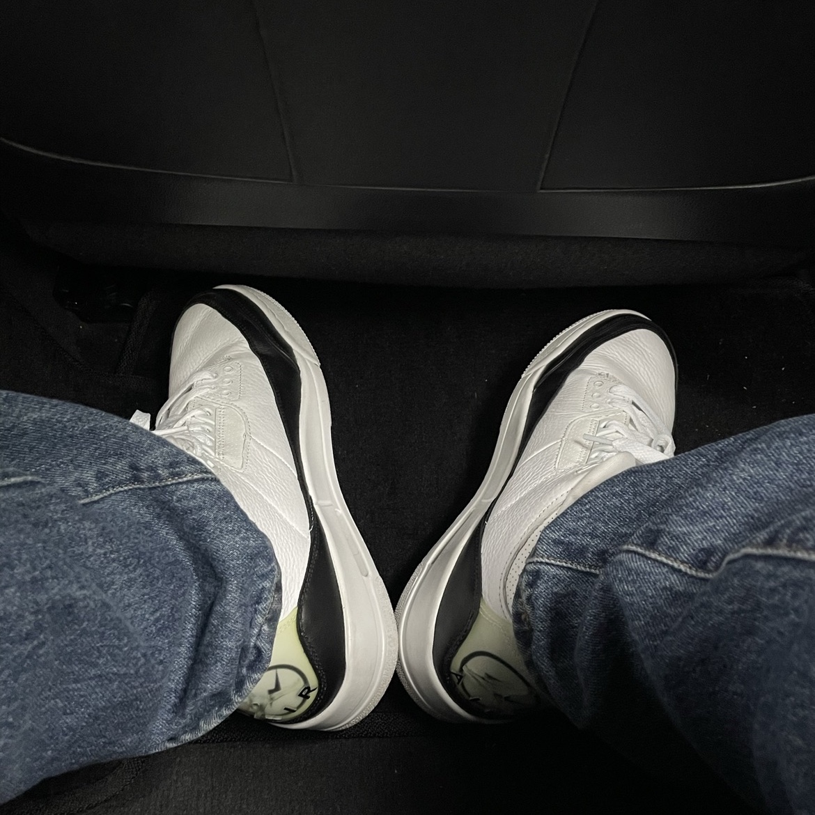 Jordan 3 x Fragment Retro SP White Black 착용 스타일