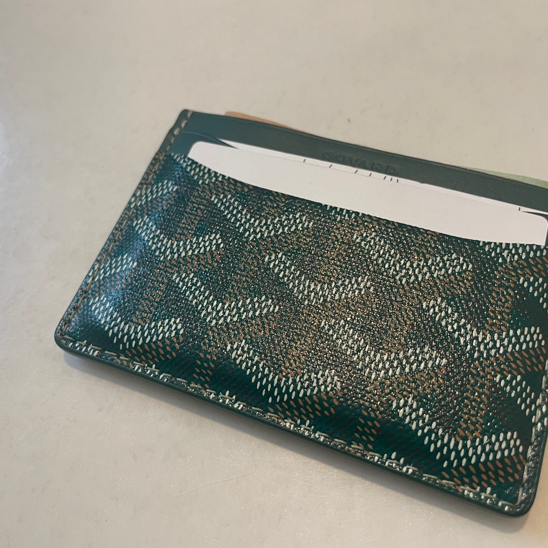Goyard Saint Sulpice Card Holder Green 착용 스타일