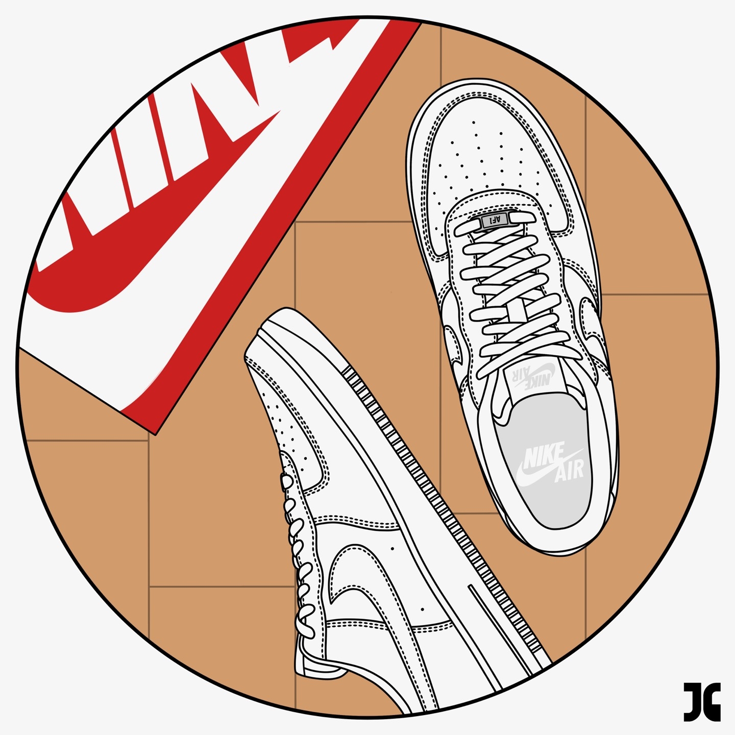 Nike Air Force 1 '07 Low White 착용 스타일