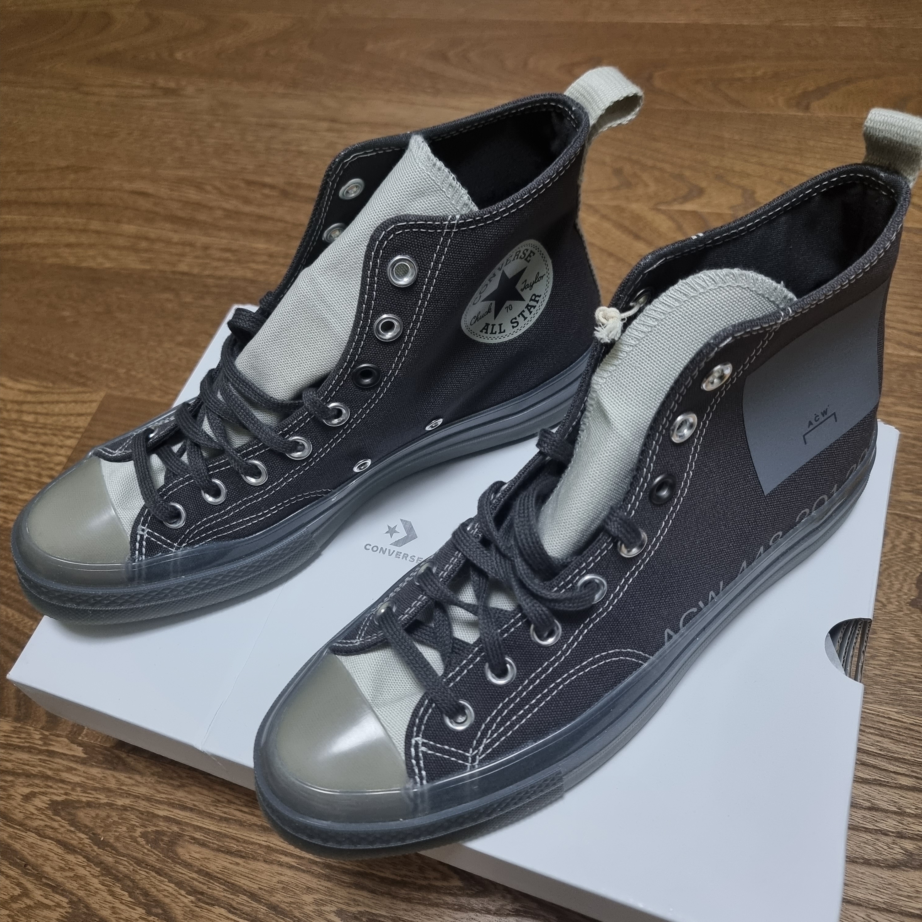 Converse x A-Cold-Wall Chuck 70 Hi Pavement 착용 스타일