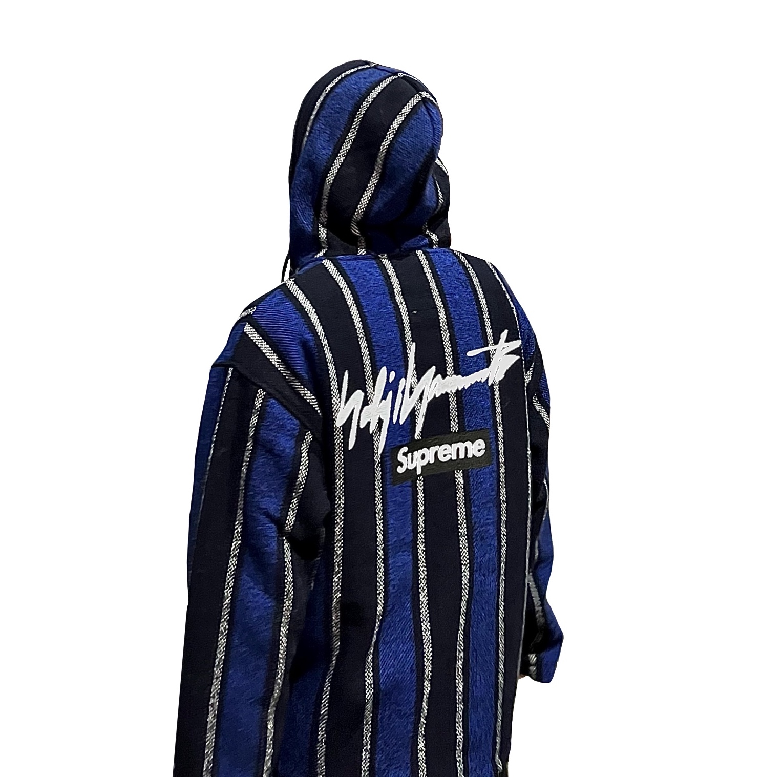 Supreme x Yohji Yamamoto Baja Jacket Blue - 22FW 착용 스타일
