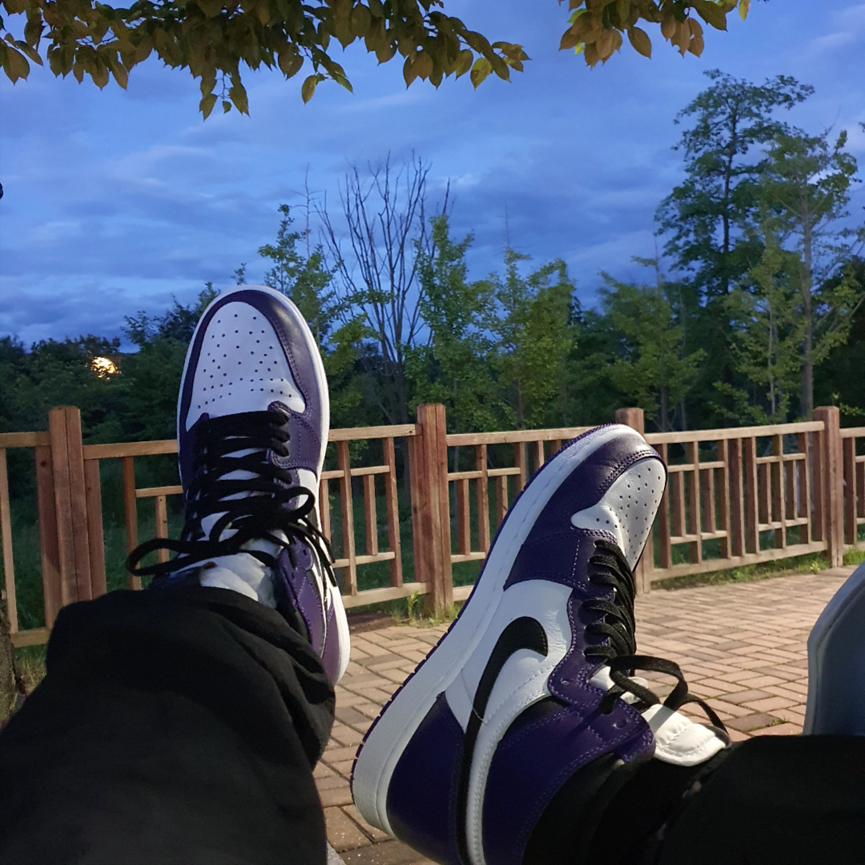 Jordan 1 Retro High OG Court Purple 2020 착용 스타일