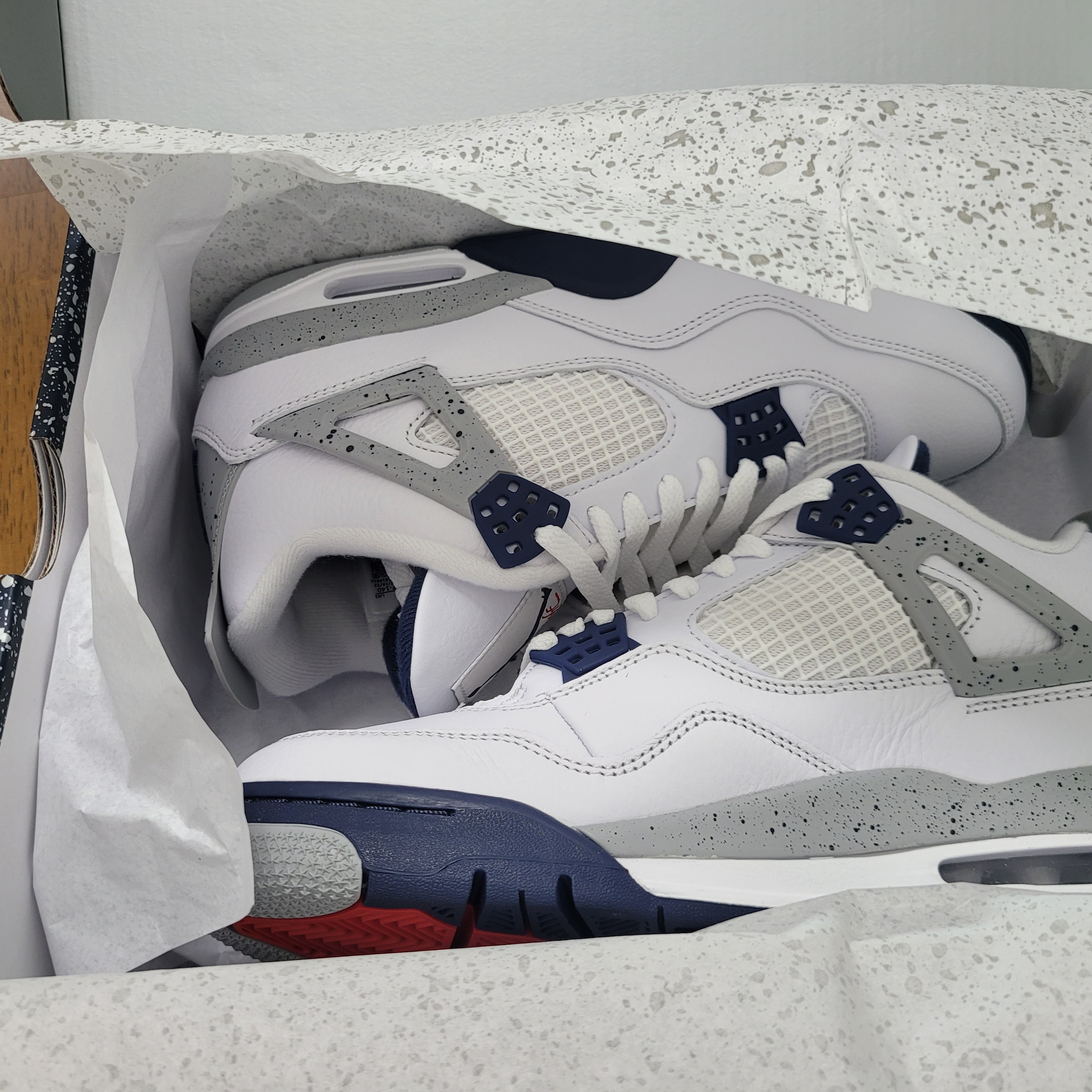 Jordan 4 Retro Midnight Navy 착용 스타일 - 4