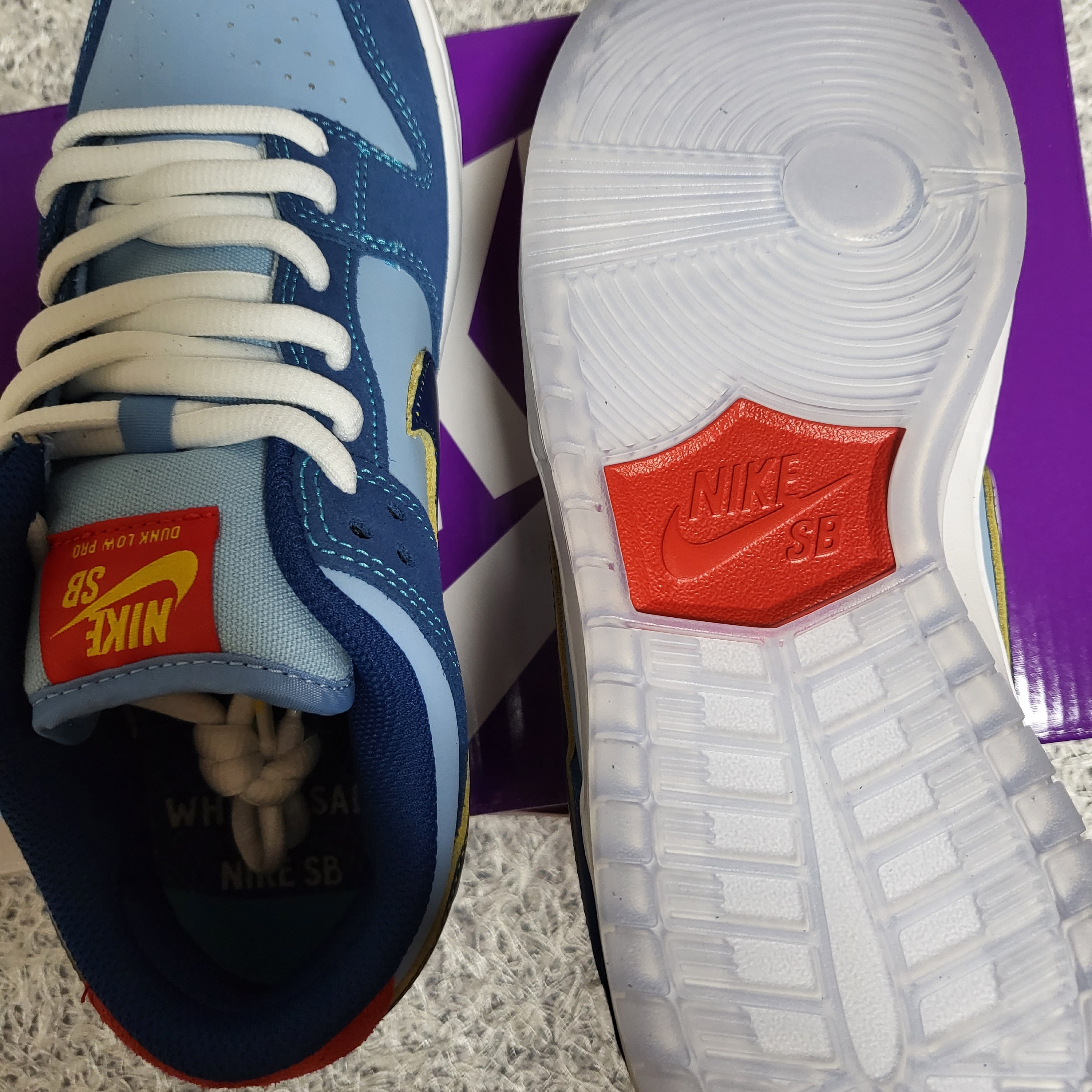 Nike x Why So Sad? SB Dunk Low Pro Coastal Blue 착용 스타일 - 5