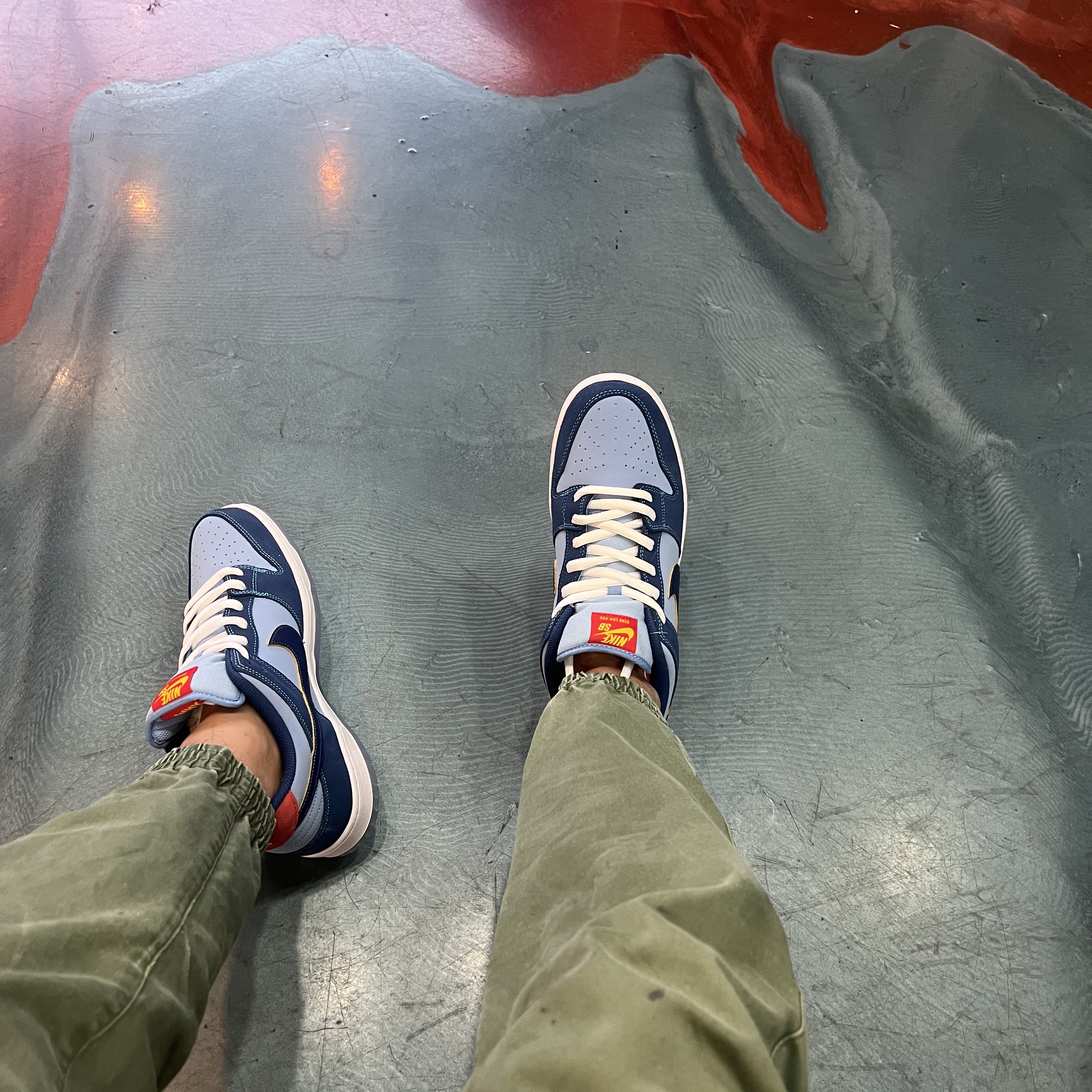 Nike x Why So Sad? SB Dunk Low Pro Coastal Blue 착용 스타일 - 1