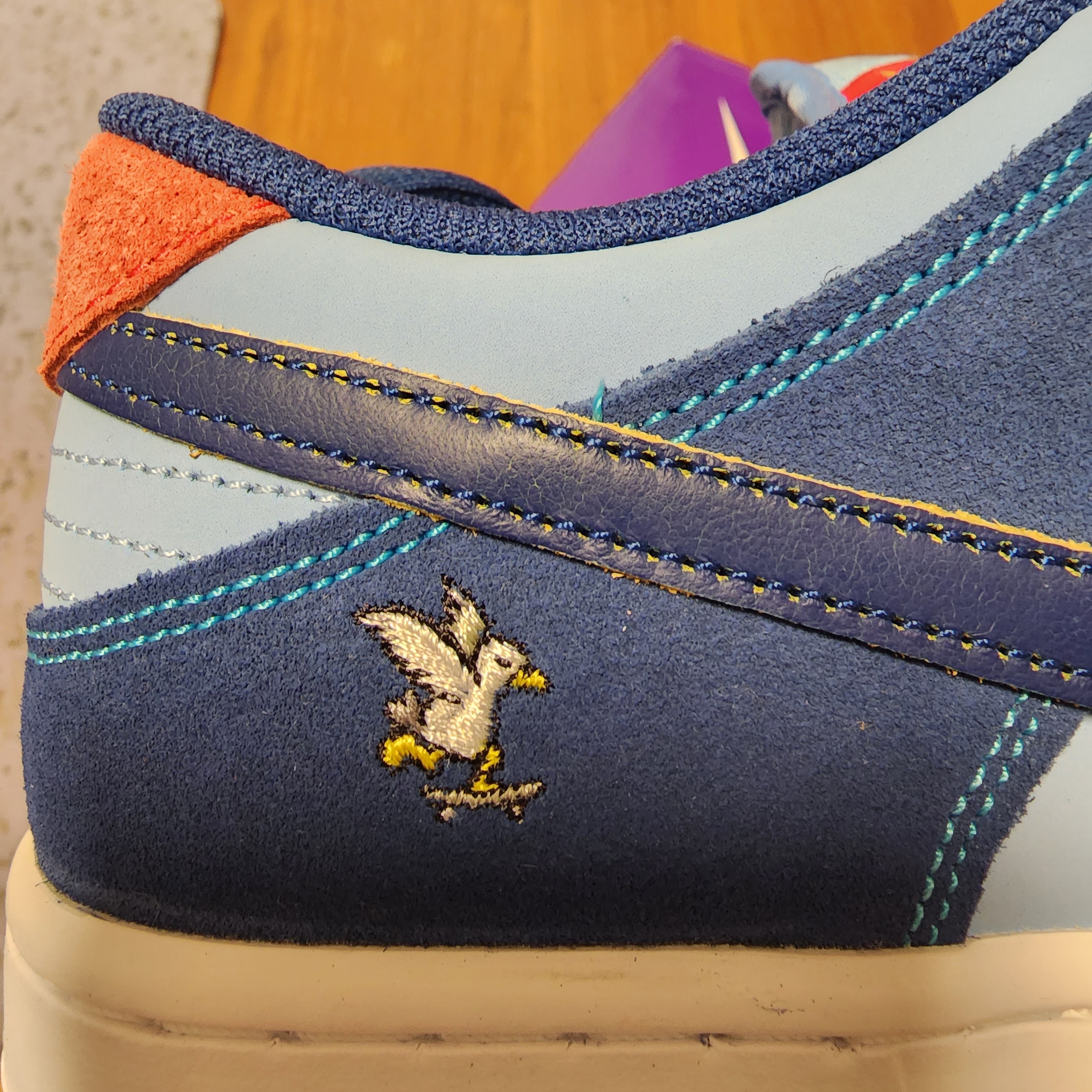 Nike x Why So Sad? SB Dunk Low Pro Coastal Blue 착용 스타일 - 4