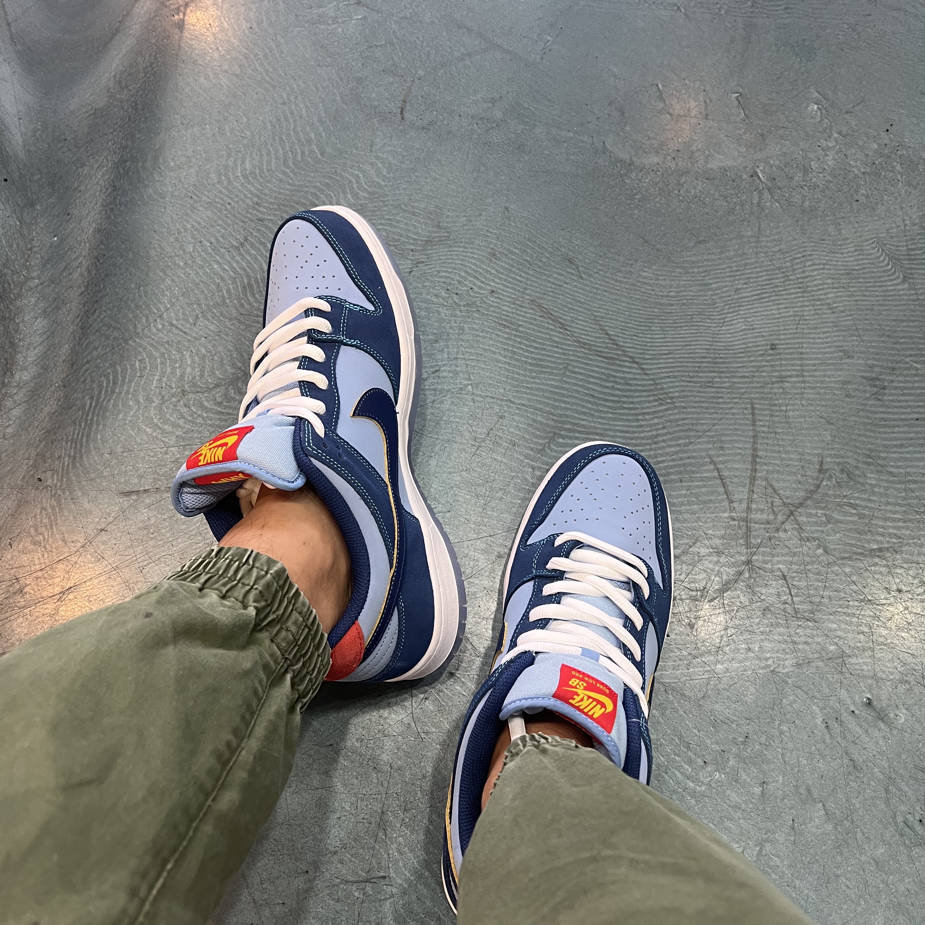 Nike x Why So Sad? SB Dunk Low Pro Coastal Blue 착용 스타일 - 2