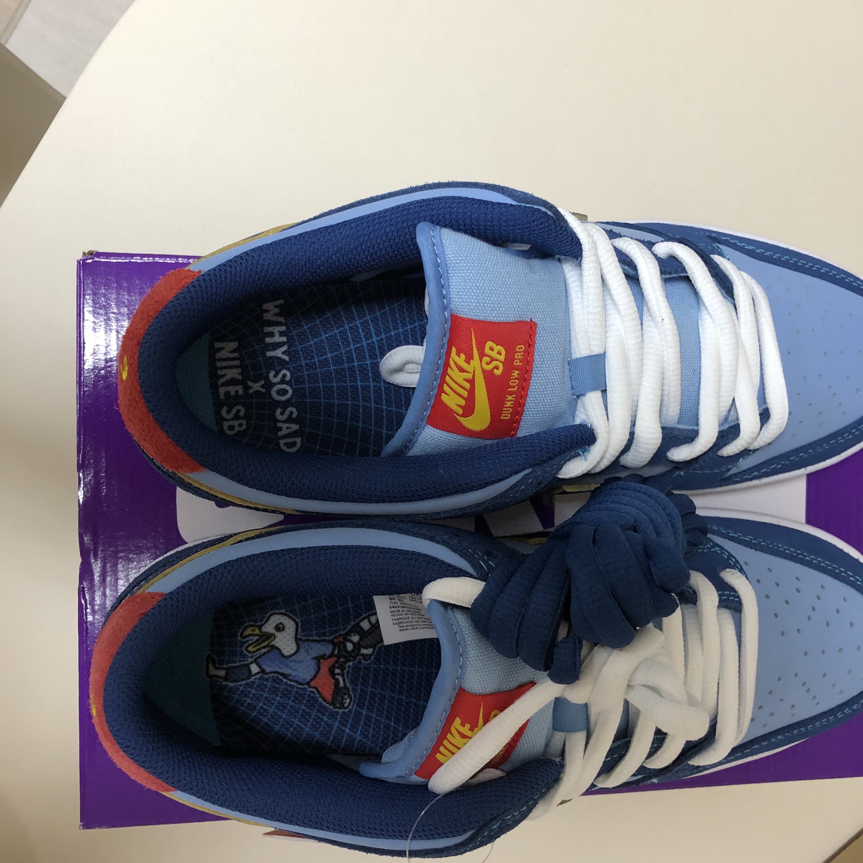Nike x Why So Sad? SB Dunk Low Pro Coastal Blue 착용 스타일 - 2