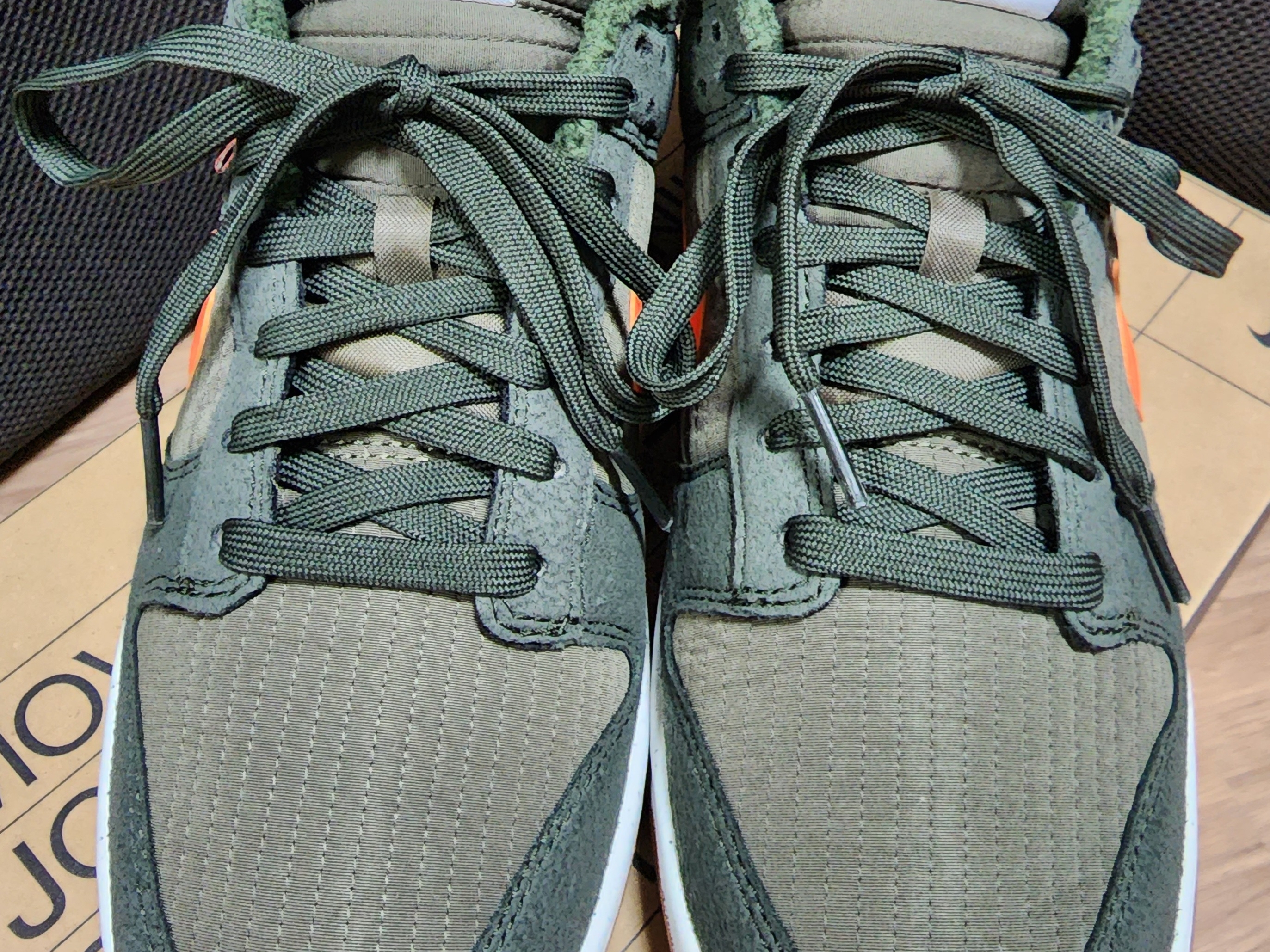 Nike Dunk Low Retro Next Nature Sequoia Olive 착용 스타일 - 1