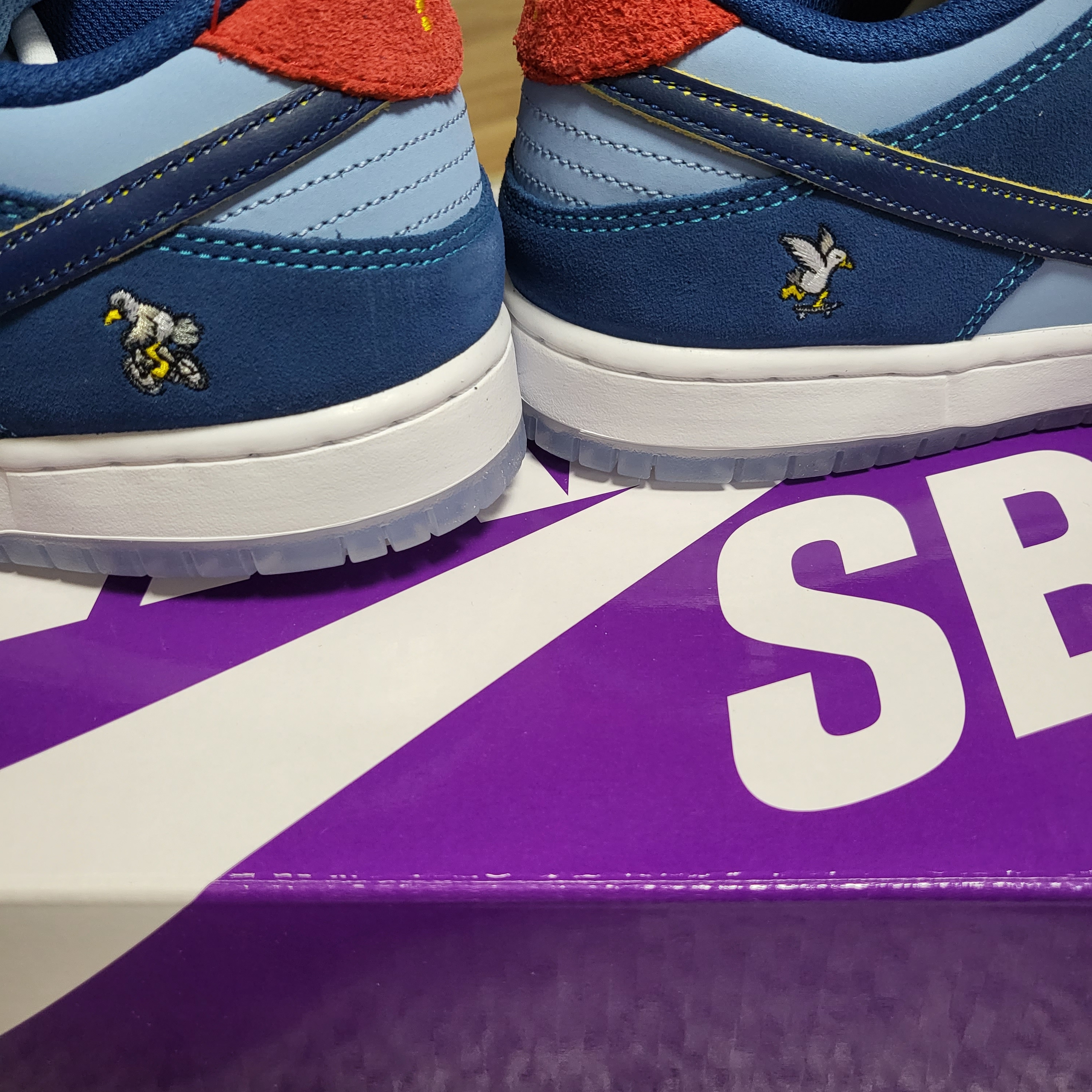 Nike x Why So Sad? SB Dunk Low Pro Coastal Blue 착용 스타일 - 4