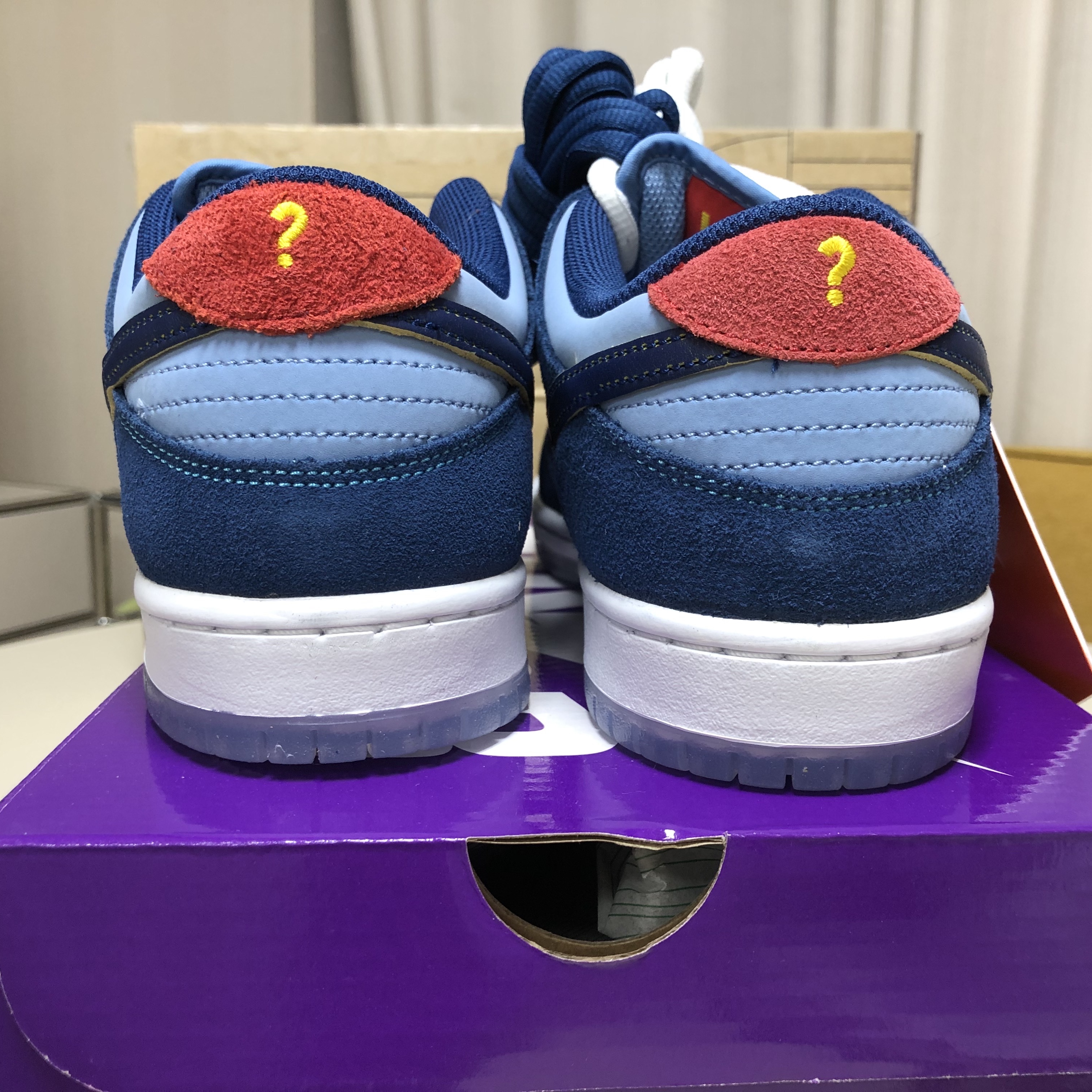 Nike x Why So Sad? SB Dunk Low Pro Coastal Blue 착용 스타일 - 1