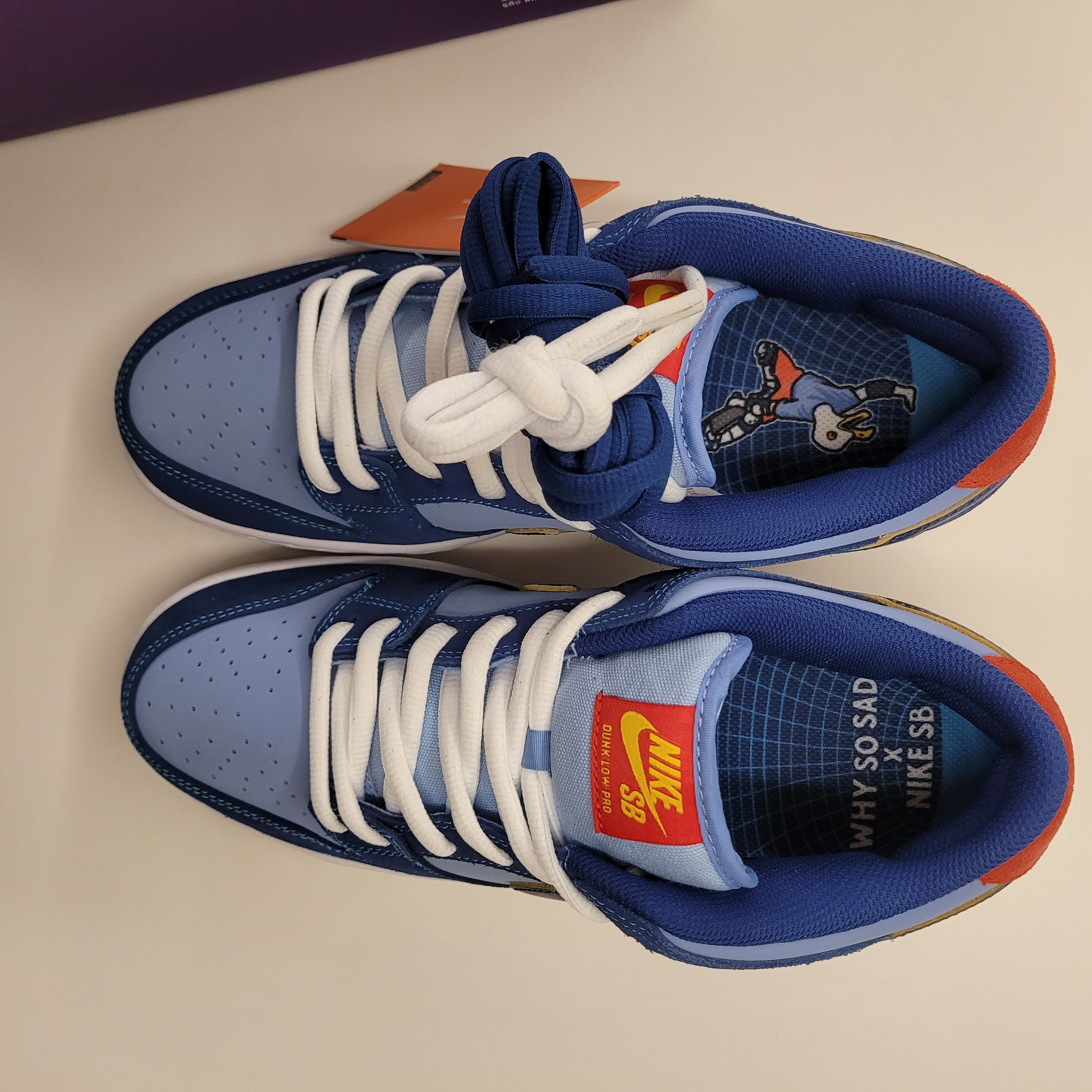 Nike x Why So Sad? SB Dunk Low Pro Coastal Blue 착용 스타일 - 3