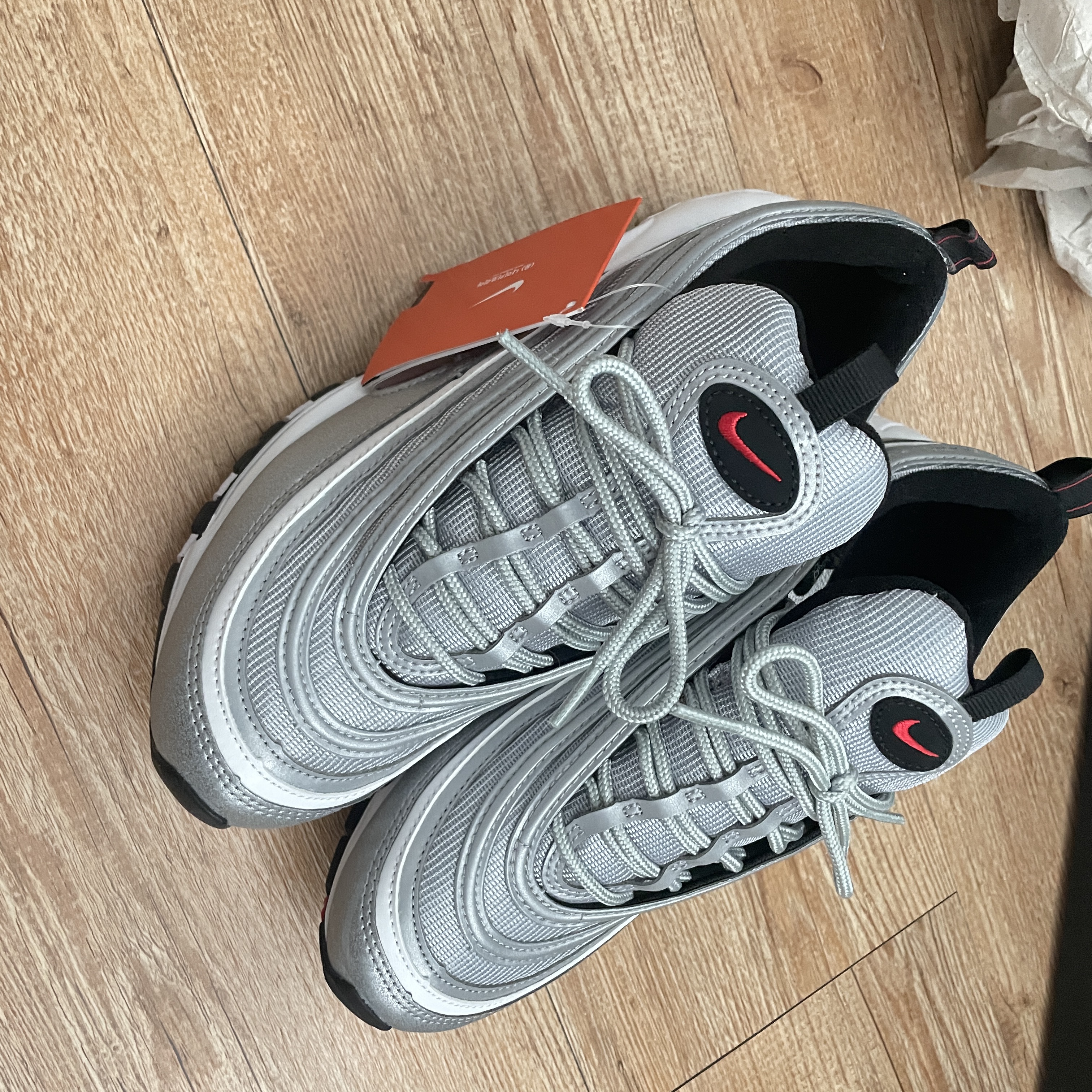 Nike Air Max 97 OG Silver Bullet 2022 착용 스타일 - 1