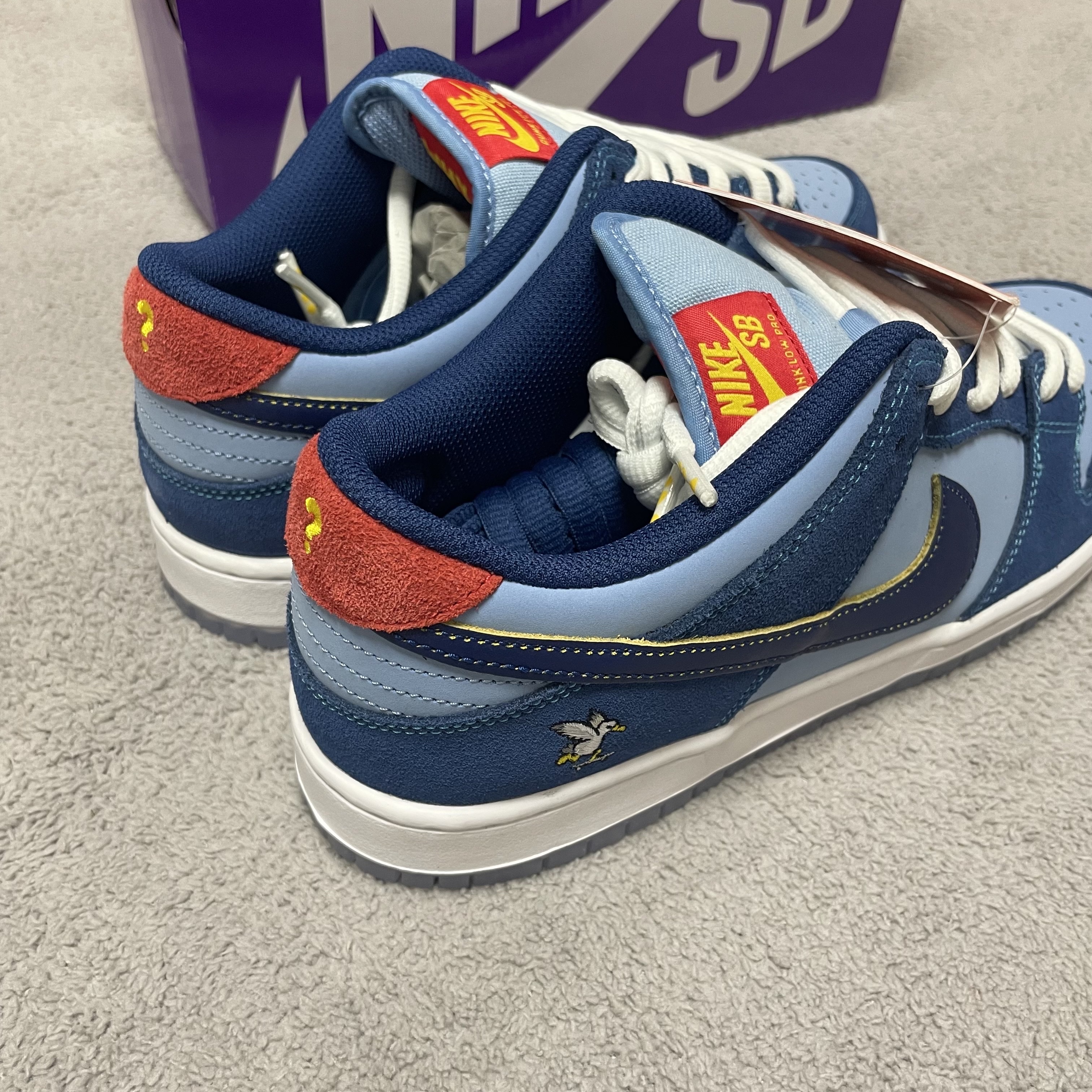Nike x Why So Sad? SB Dunk Low Pro Coastal Blue 착용 스타일 - 2