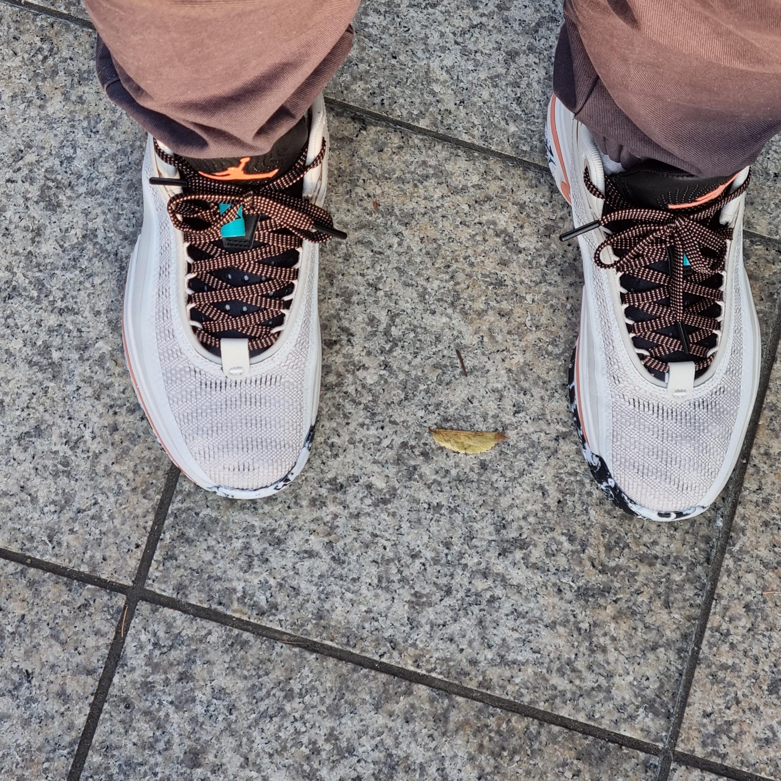 Jordan XXXVI PF Light Orewood Brown 착용 스타일