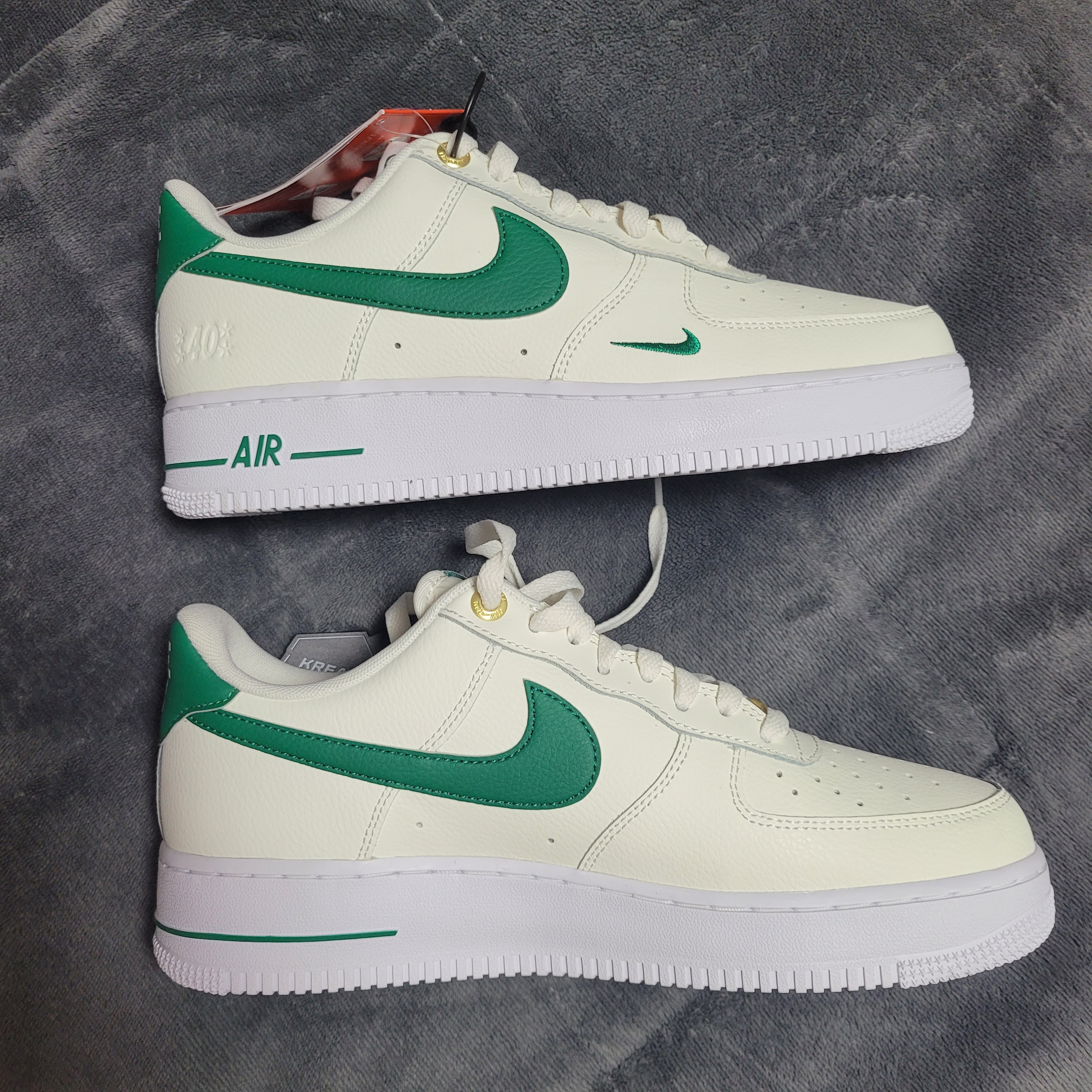 Nike Air Force 1 '07 LV8 40th Anniversary Join Forces Sail Malachite 착용 스타일