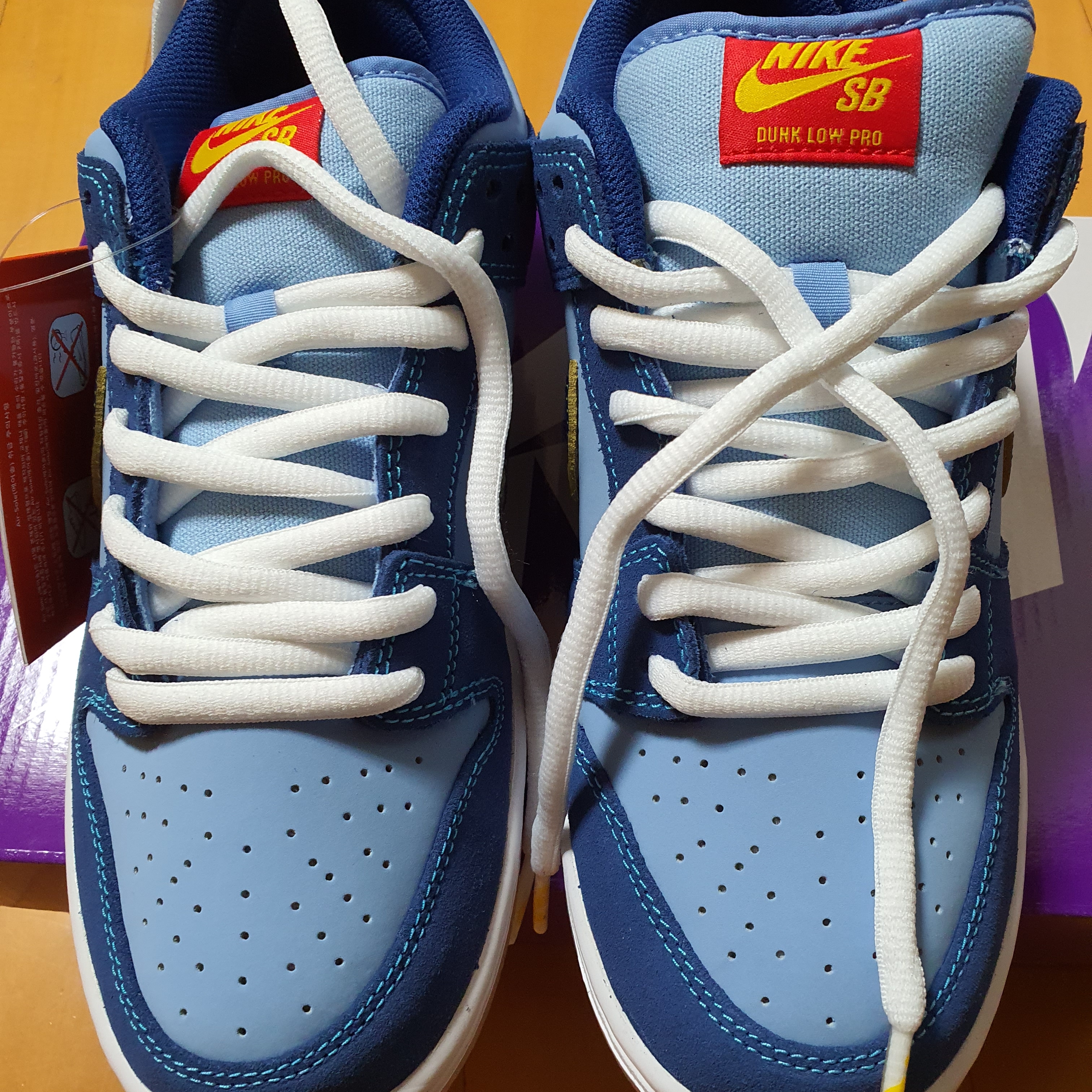 Nike x Why So Sad? SB Dunk Low Pro Coastal Blue 착용 스타일 - 1