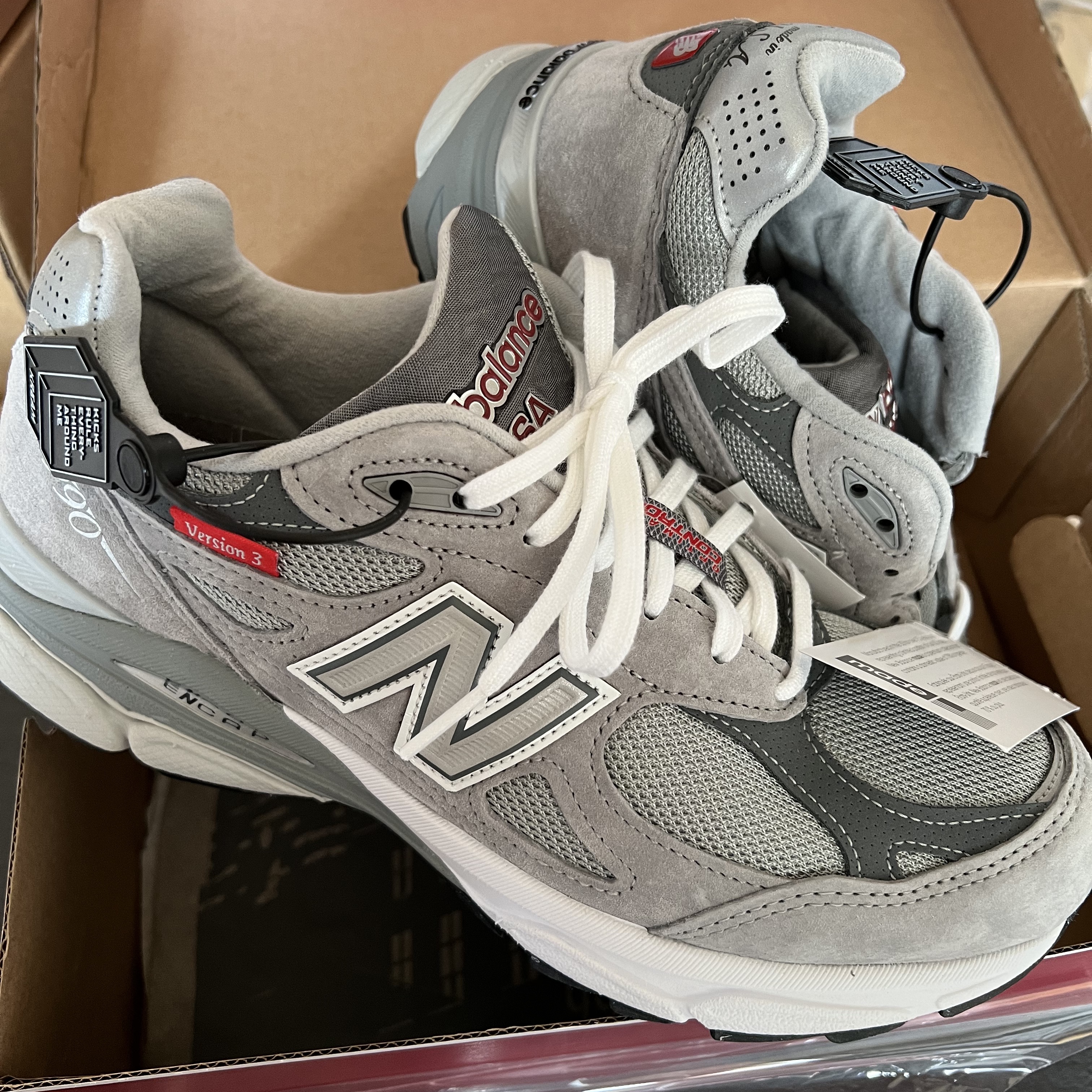 New Balance 990vs3 Made in USA Grey - D Standard 착용 스타일