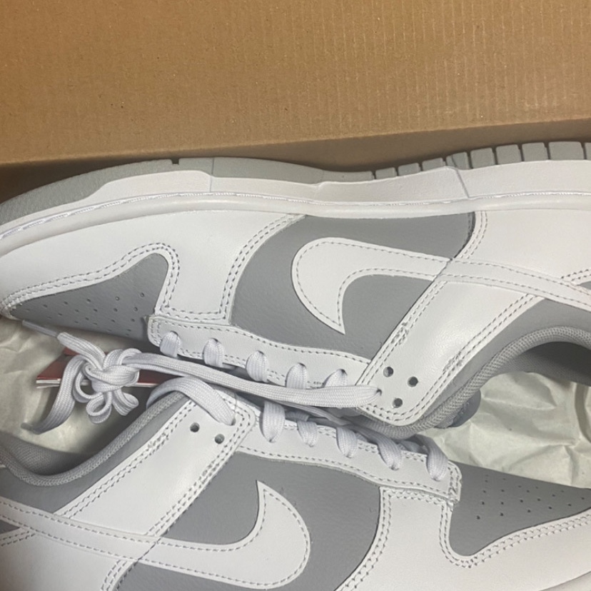 Nike Dunk Low Retro White Neutral Grey 착용 스타일
