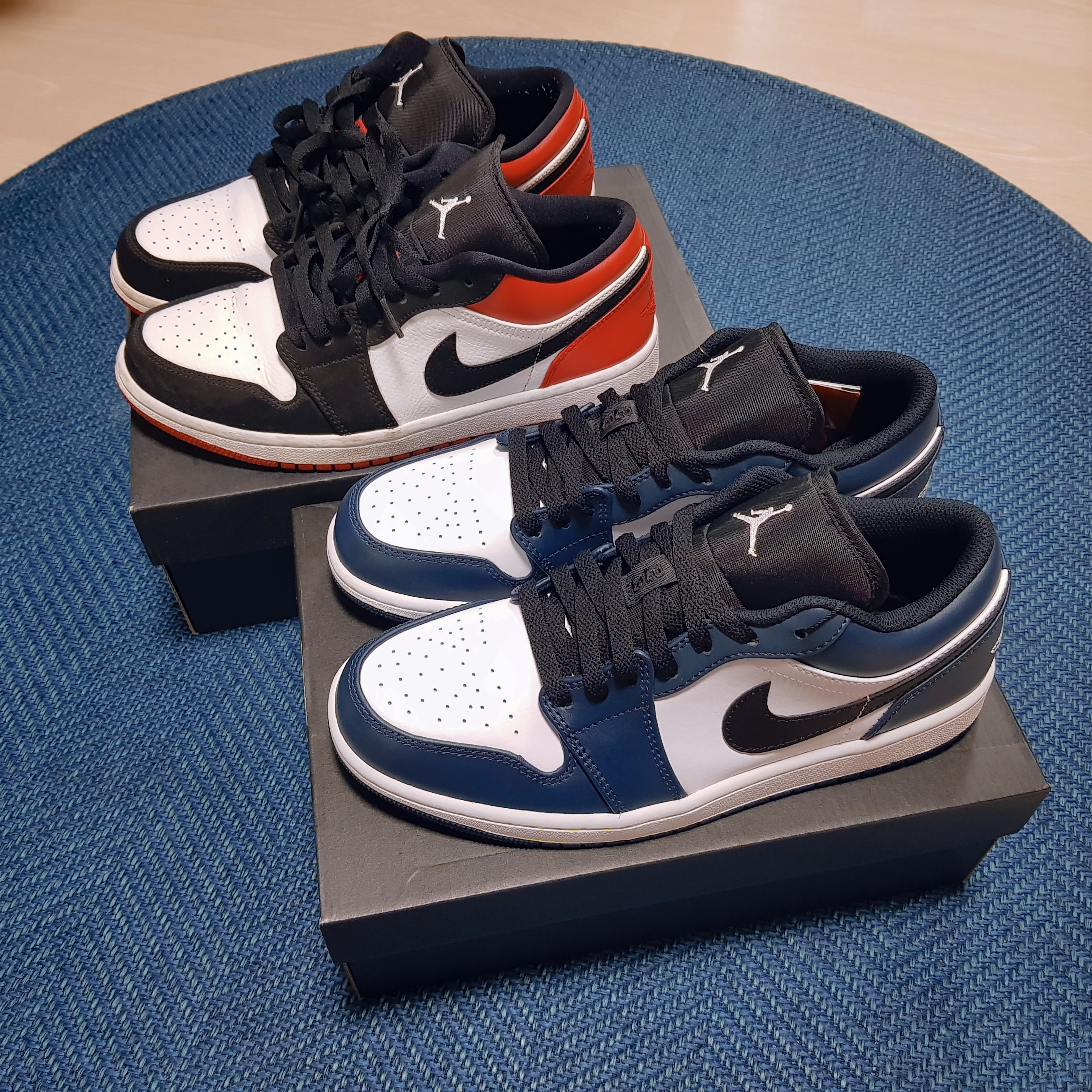 Jordan 1 Low Black Toe, Jordan 1 Low Dark Teal 착용 스타일