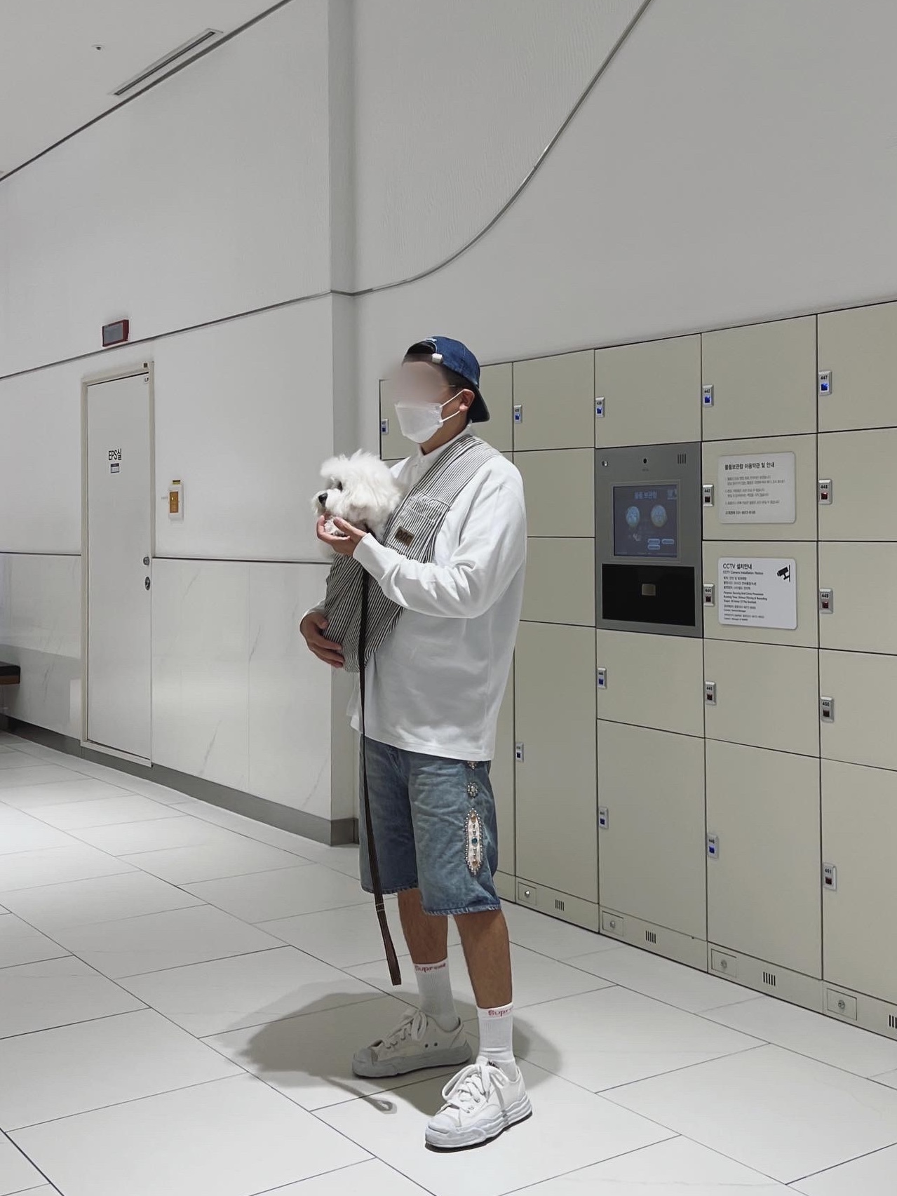 Maison Mihara Yasuhiro Hank OG Sole Canvas Low-top Sneakers White 착용 스타일 - 2