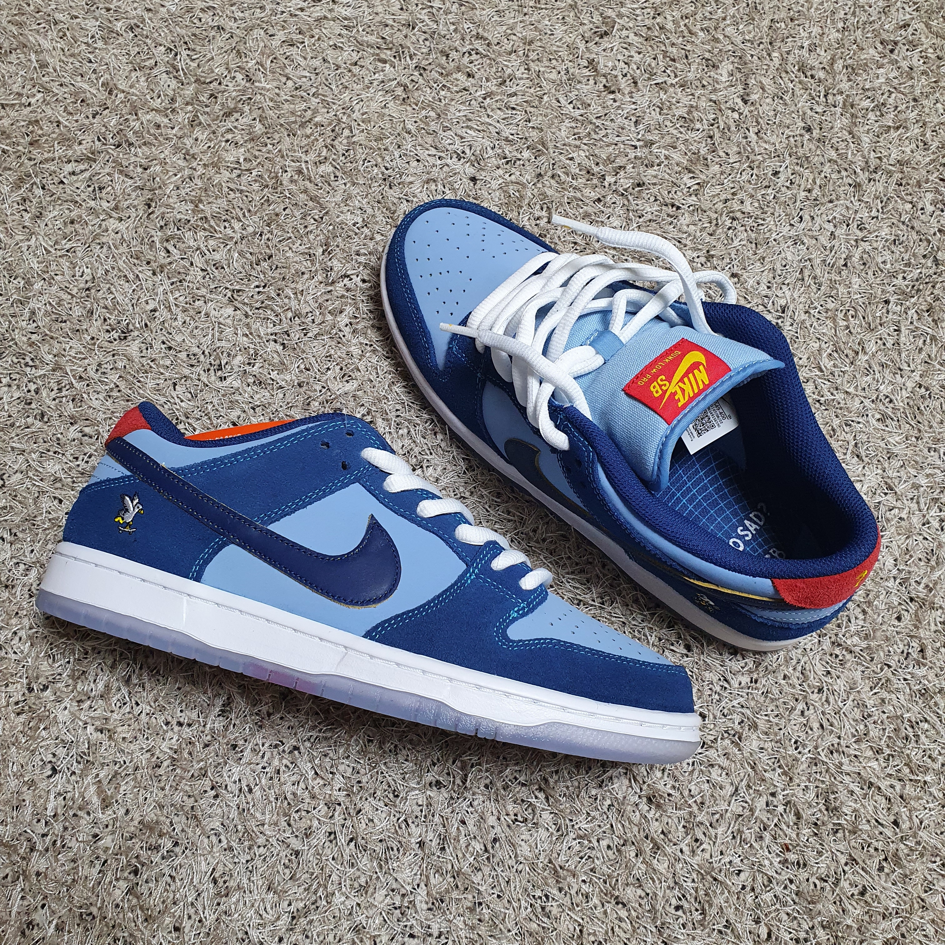 Nike x Why So Sad? SB Dunk Low Pro Coastal Blue 착용 스타일
