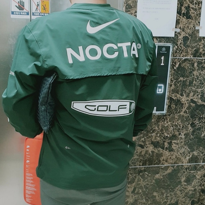 Nike x Drake Nocta Golf Crewneck Top Green - US/EU 착용 스타일